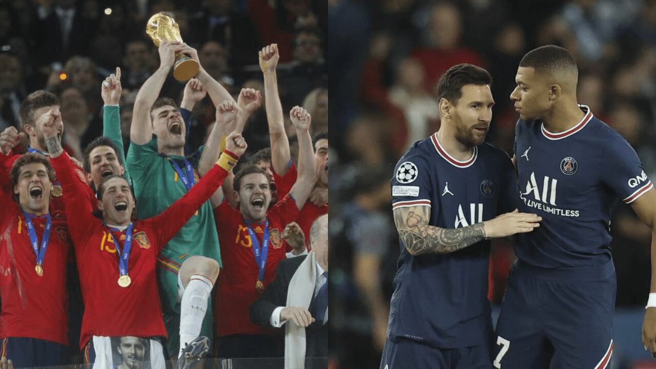 Fue campeón del mundo con España, ahora jugará con el enemigo de Mbappé y Messi