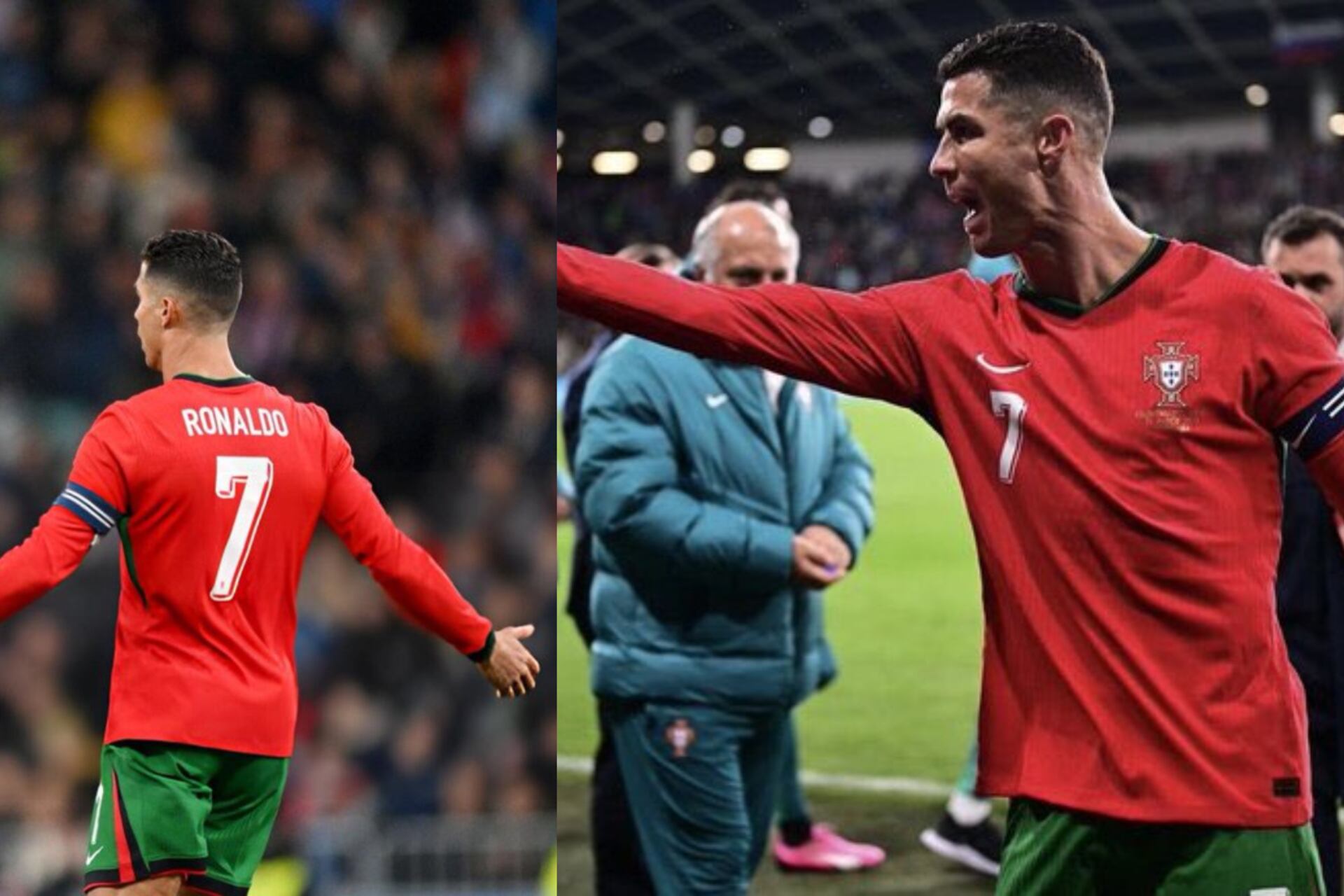 (VIDEO) Cristiano Ronaldo's furious reaction at the referee after Portugal loss
