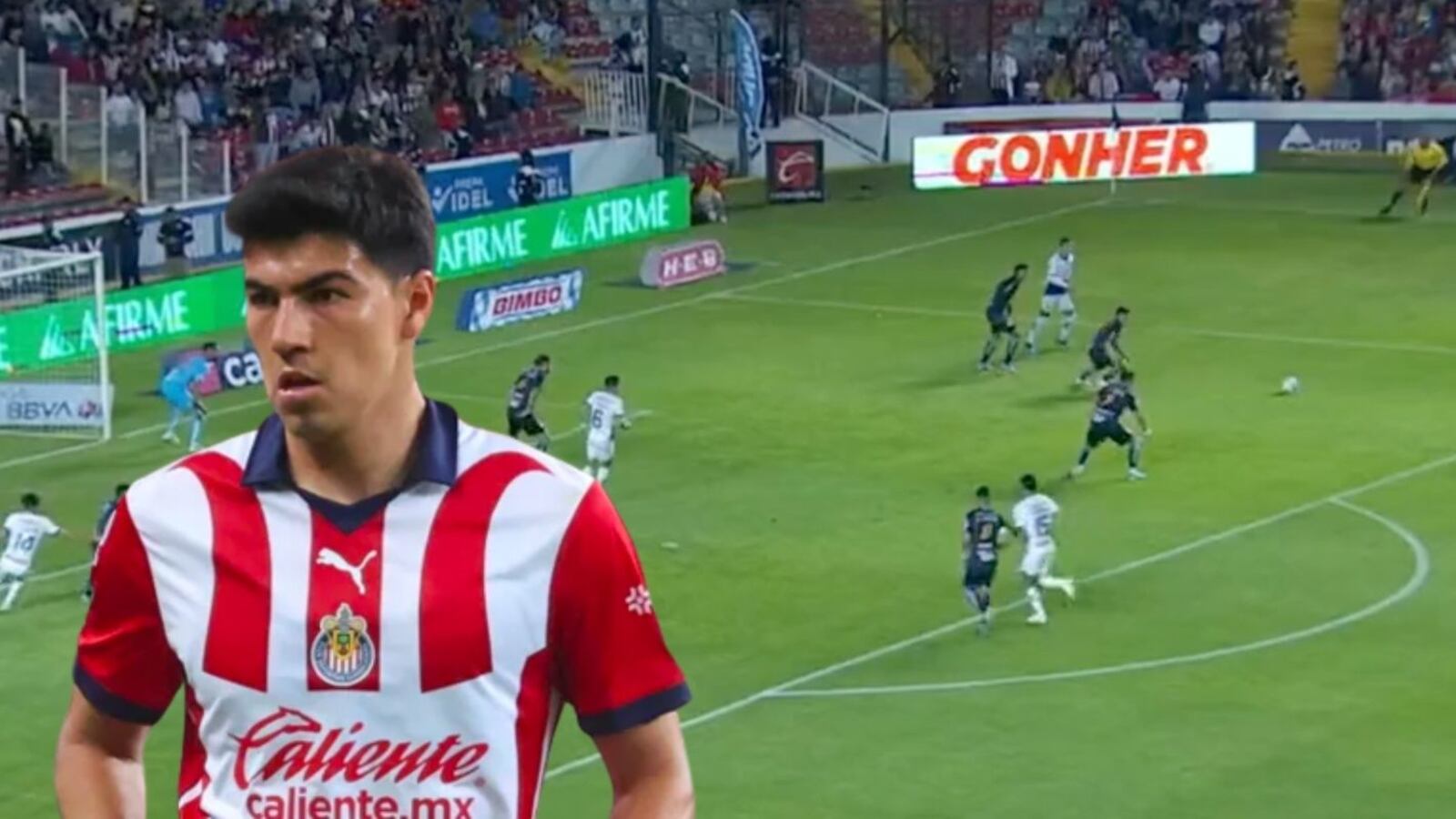 (VIDEO) Gol de Érick Gutiérrez en el Querétaro vs Chivas y así lo festejó