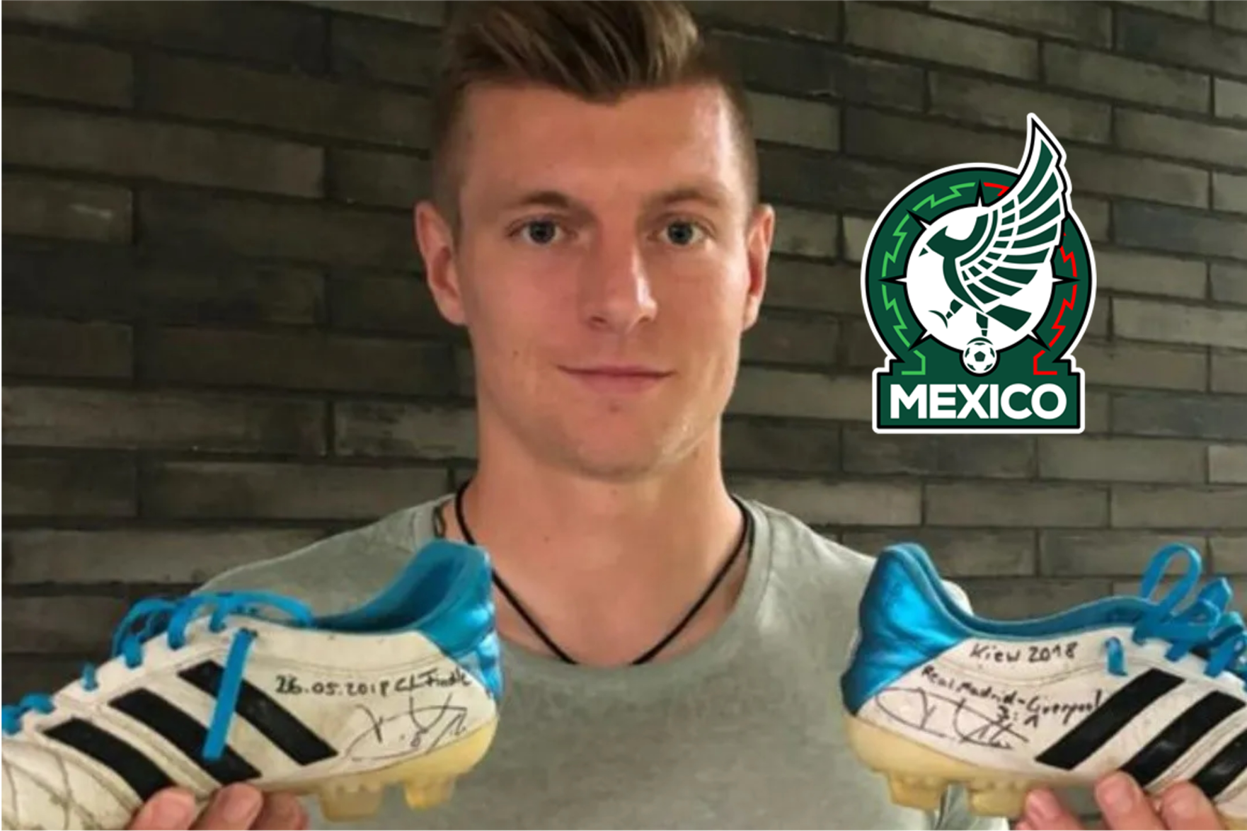 Como Toni Kroos, el jugador mexicano que usa la misma línea de zapatos que tiene el alemán