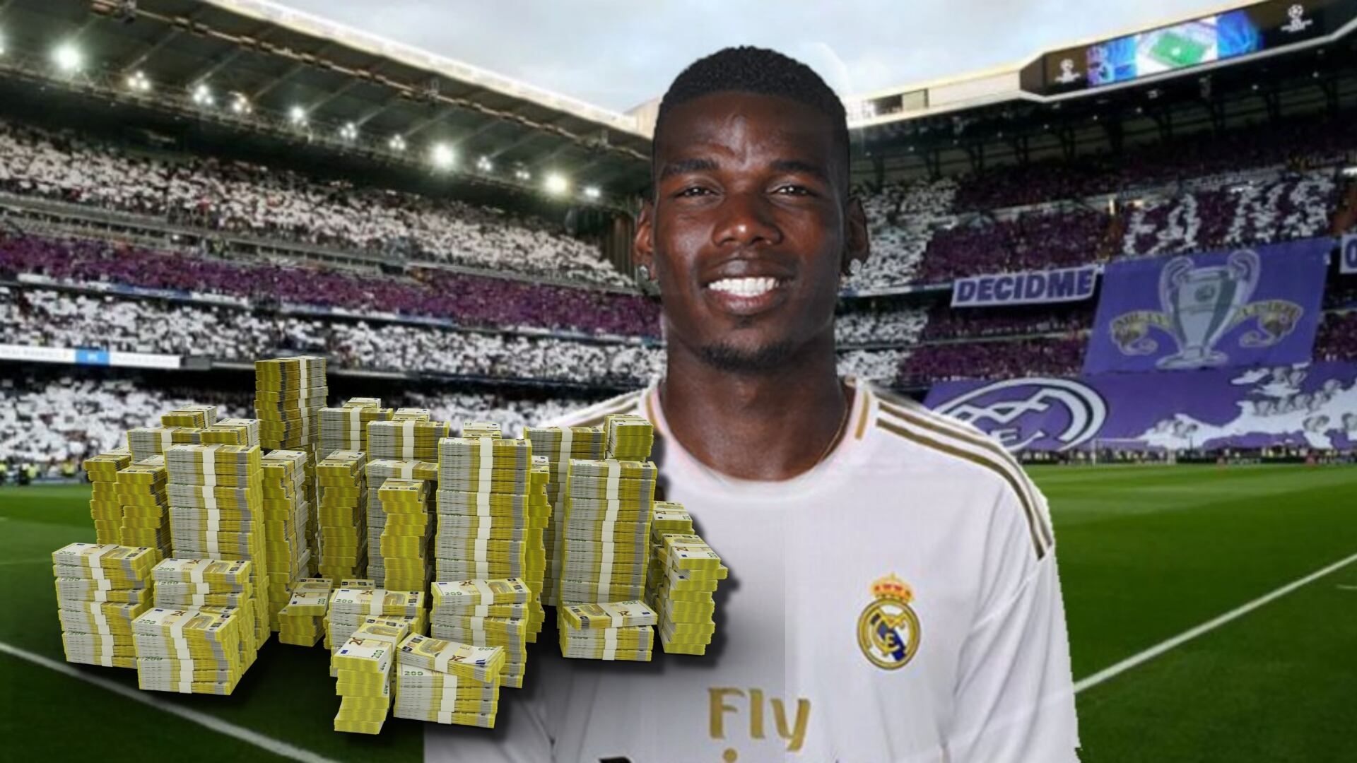 Pudo ganar 12 millones en el Madrid, este club quiere a Pogba y cobraría 75 euros