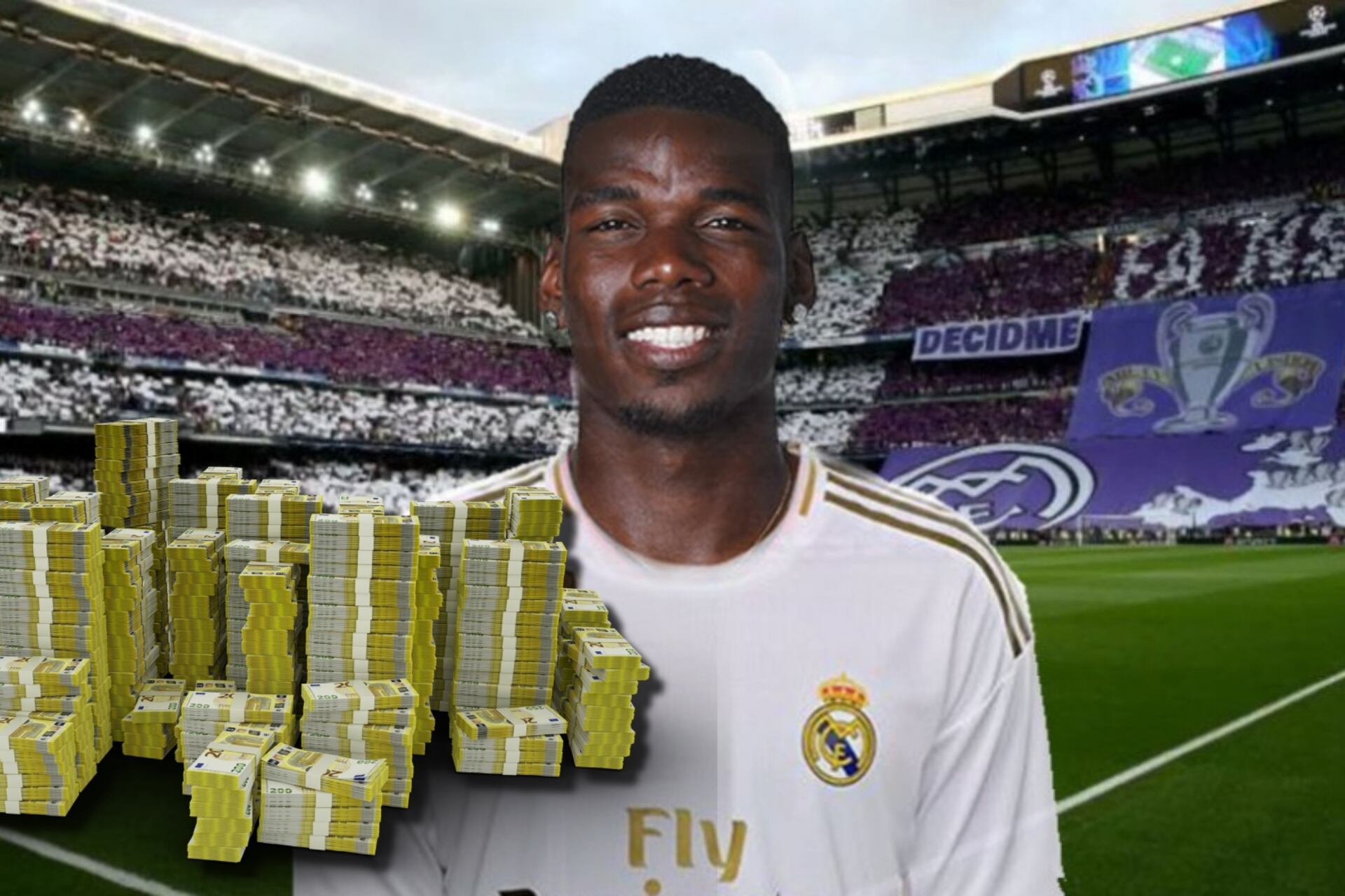 Pudo ganar 12 millones en el Madrid, este club quiere a Pogba y cobraría 75 euros