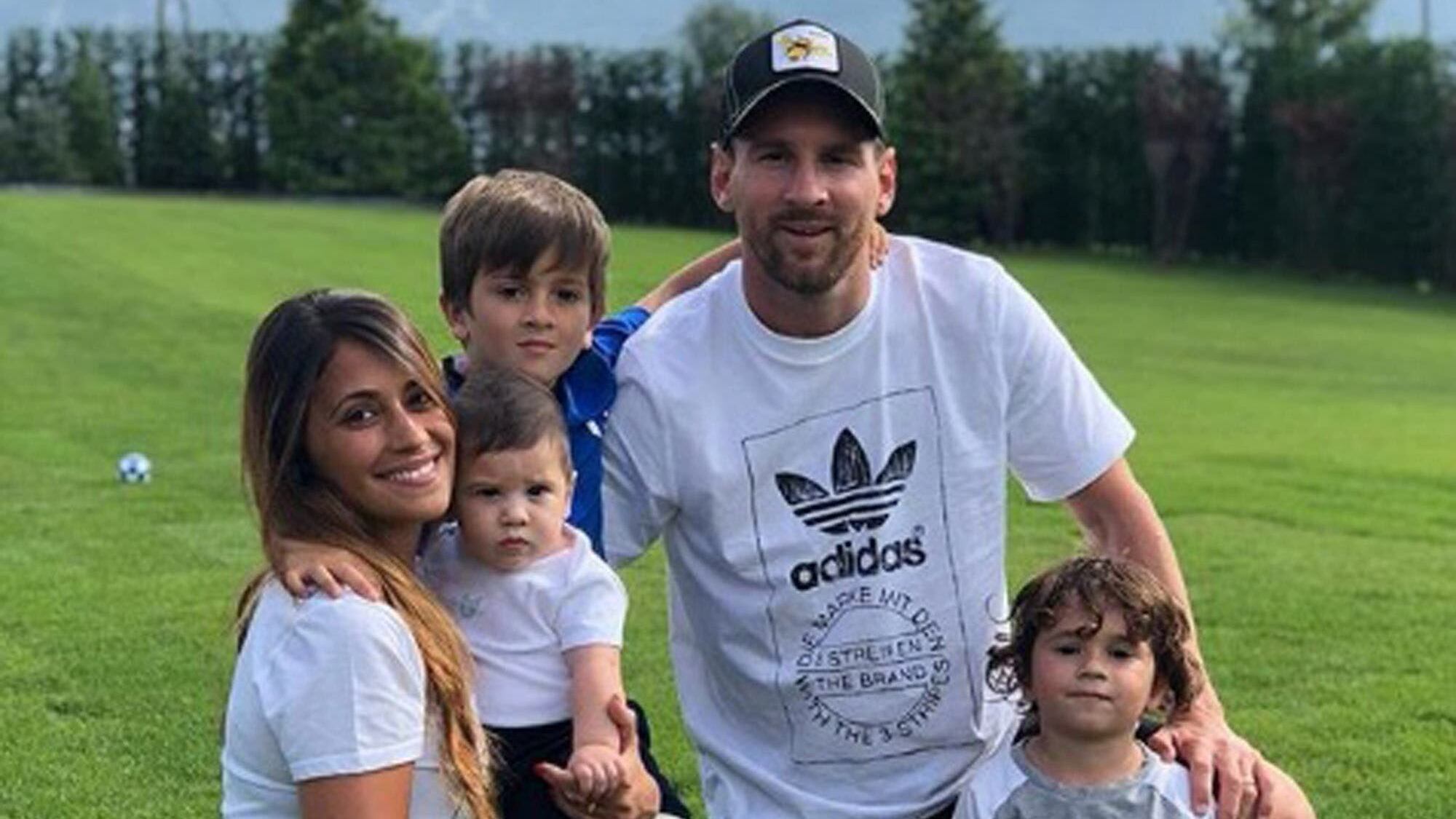 The sons of Lionel Messi went viral again with their reaction to their father's goal