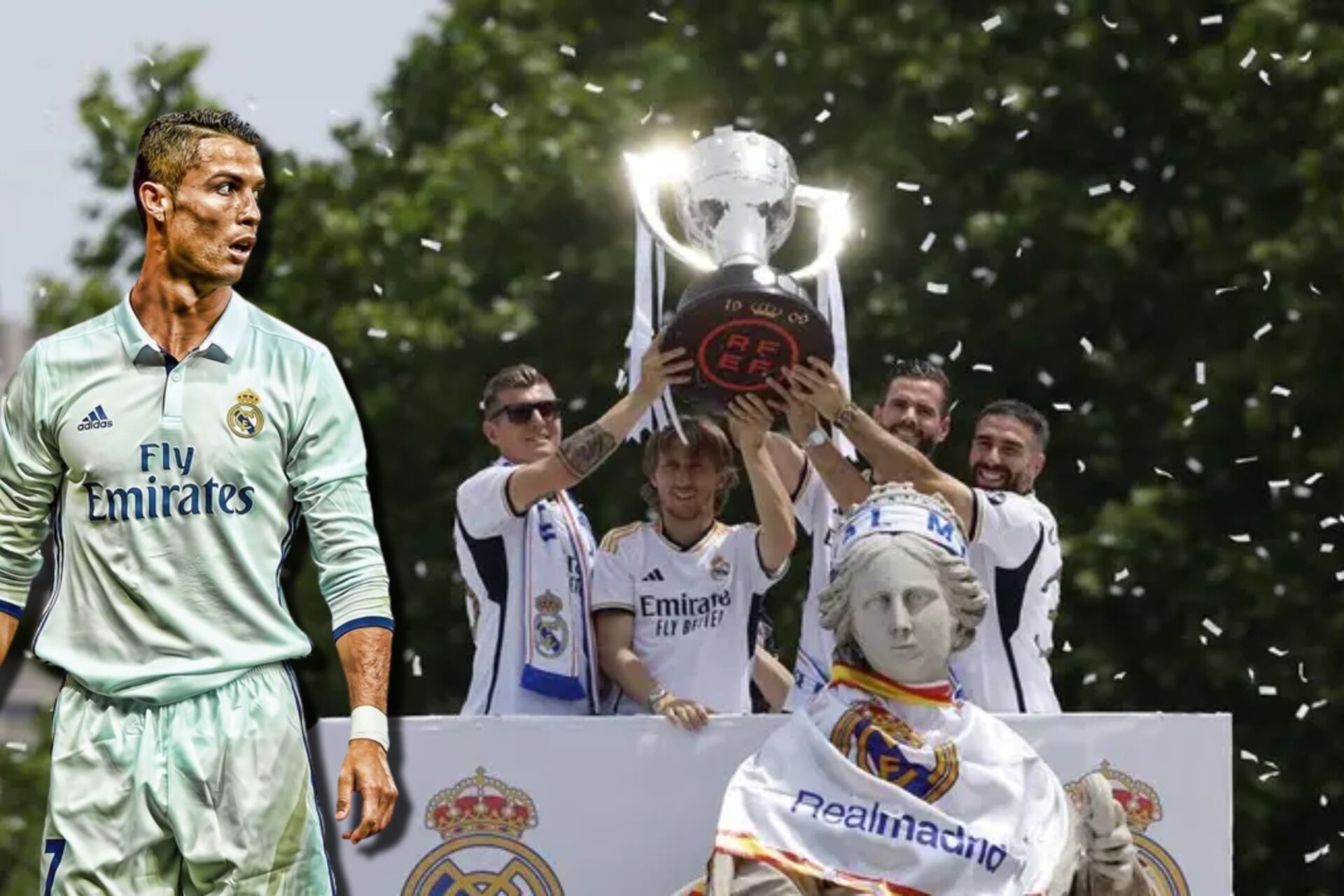 Ni una felicitación de Cristiano al Madrid por el título 36, esto prefirió hacer