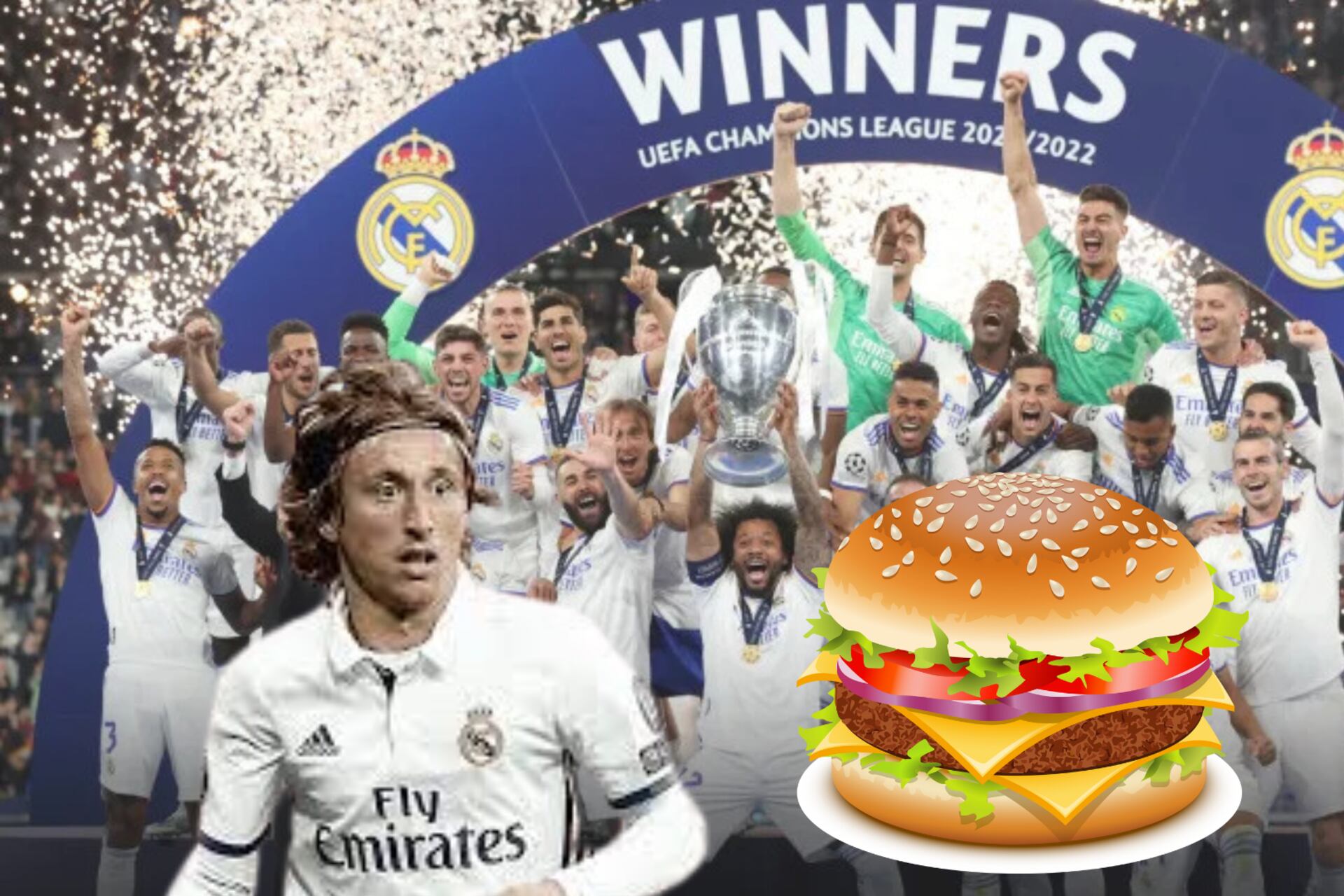Ganó 5 Champions en Madrid, lo ningunearon como a Modric y vende hamburguesas