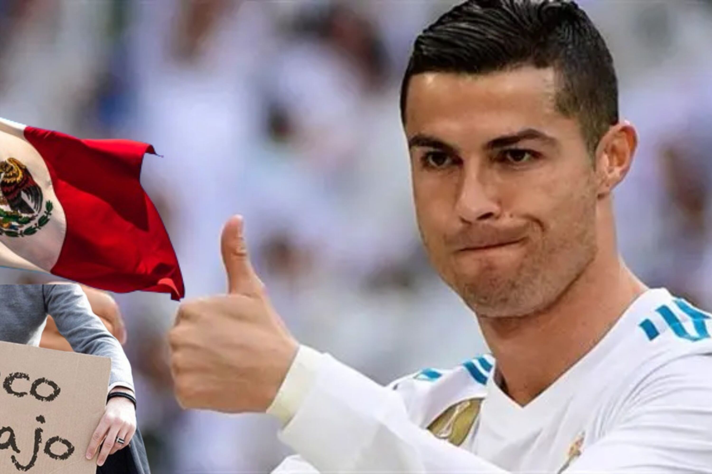 Cristiano Ronaldo lo felicitó, jugó en el Tri, ahora no tiene trabajo