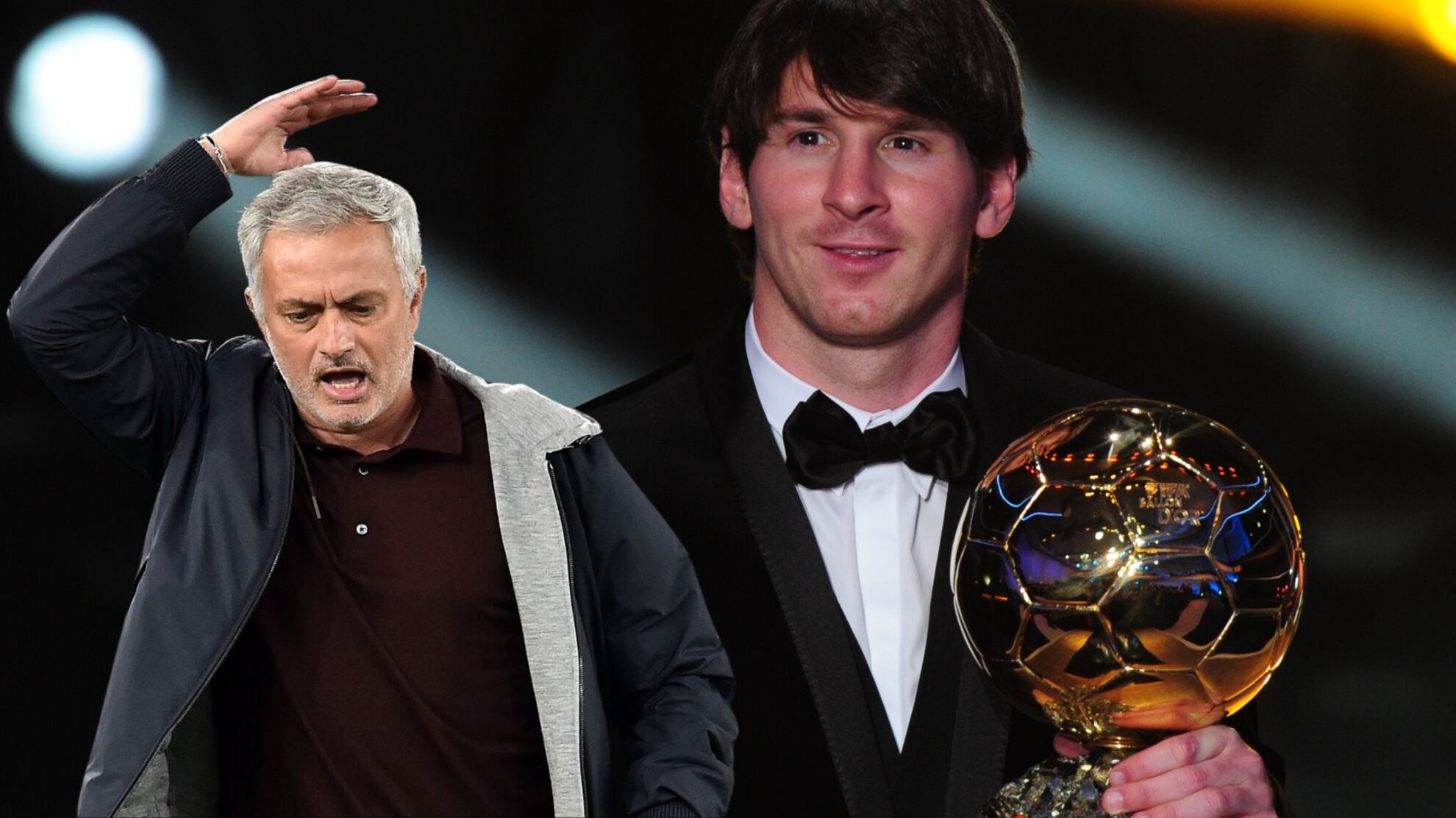Mourinho habló sobre el famoso Balón de Oro "robado" por Lionel Messi
