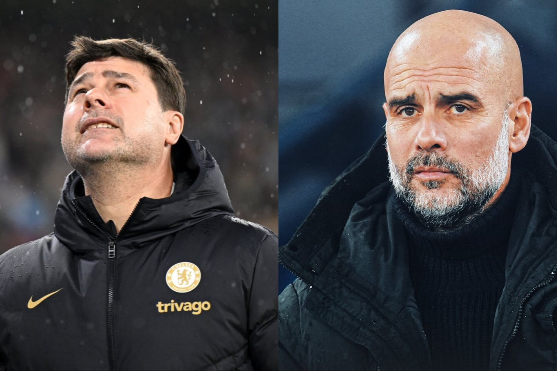 As Chelsea's Pochettino is pleased with a point, Man City's Guardiola makes dig