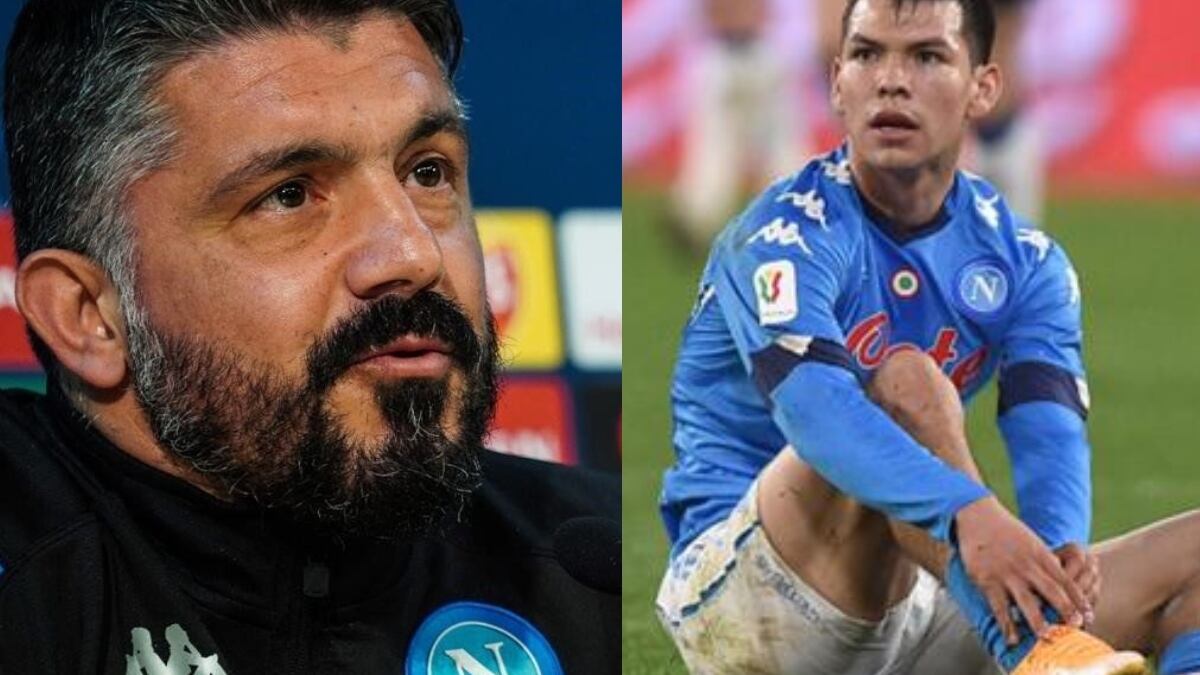 Gennaro Gattuso le quitó la titularidad a Hirving Lozano y ahora le da el golpe más bajo en el Napoli