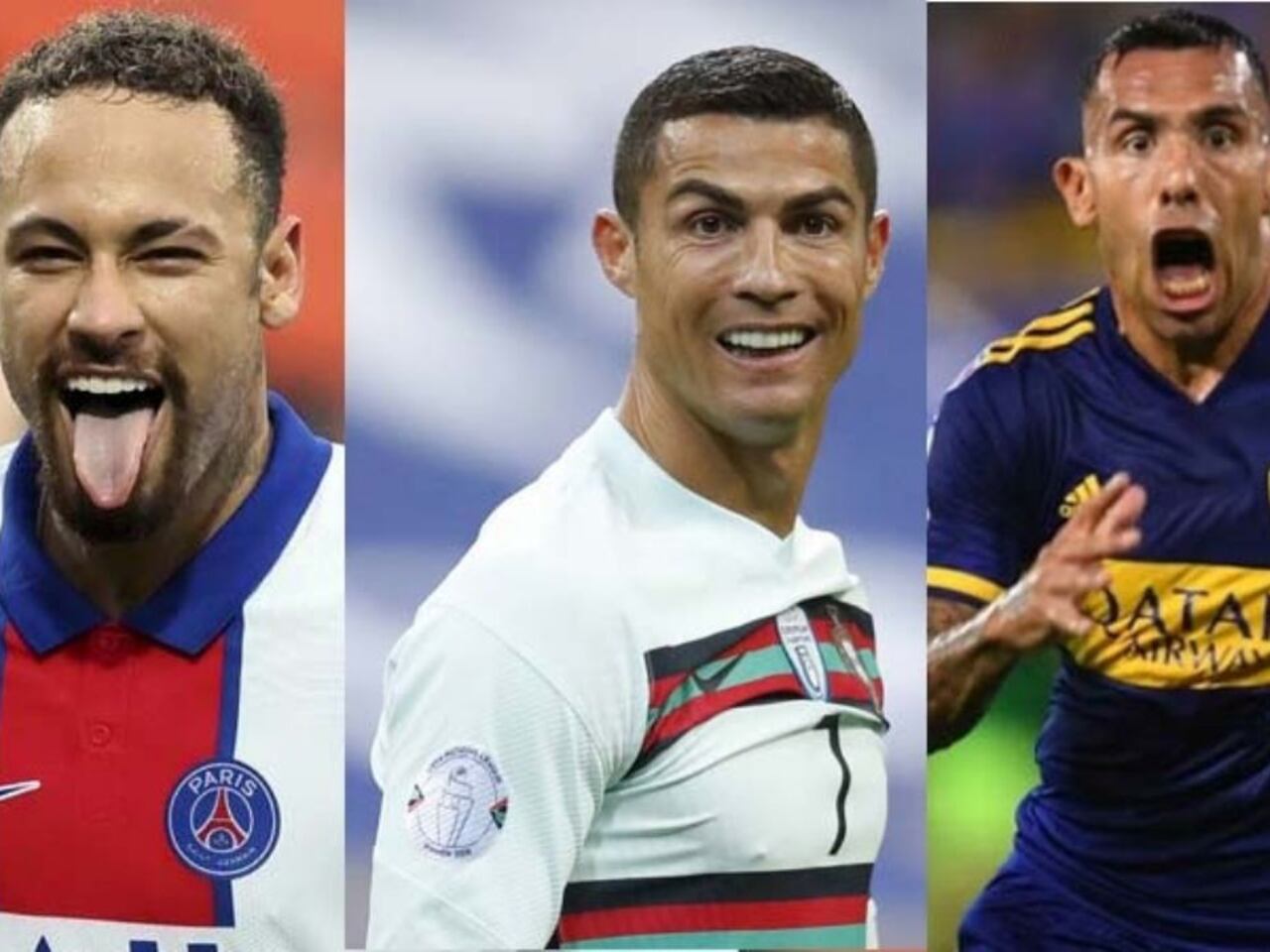 Cristiano Ronaldo, Neymar y Carlos Tévez cumplen años el 5 de febrero ¿Día del fútbol?