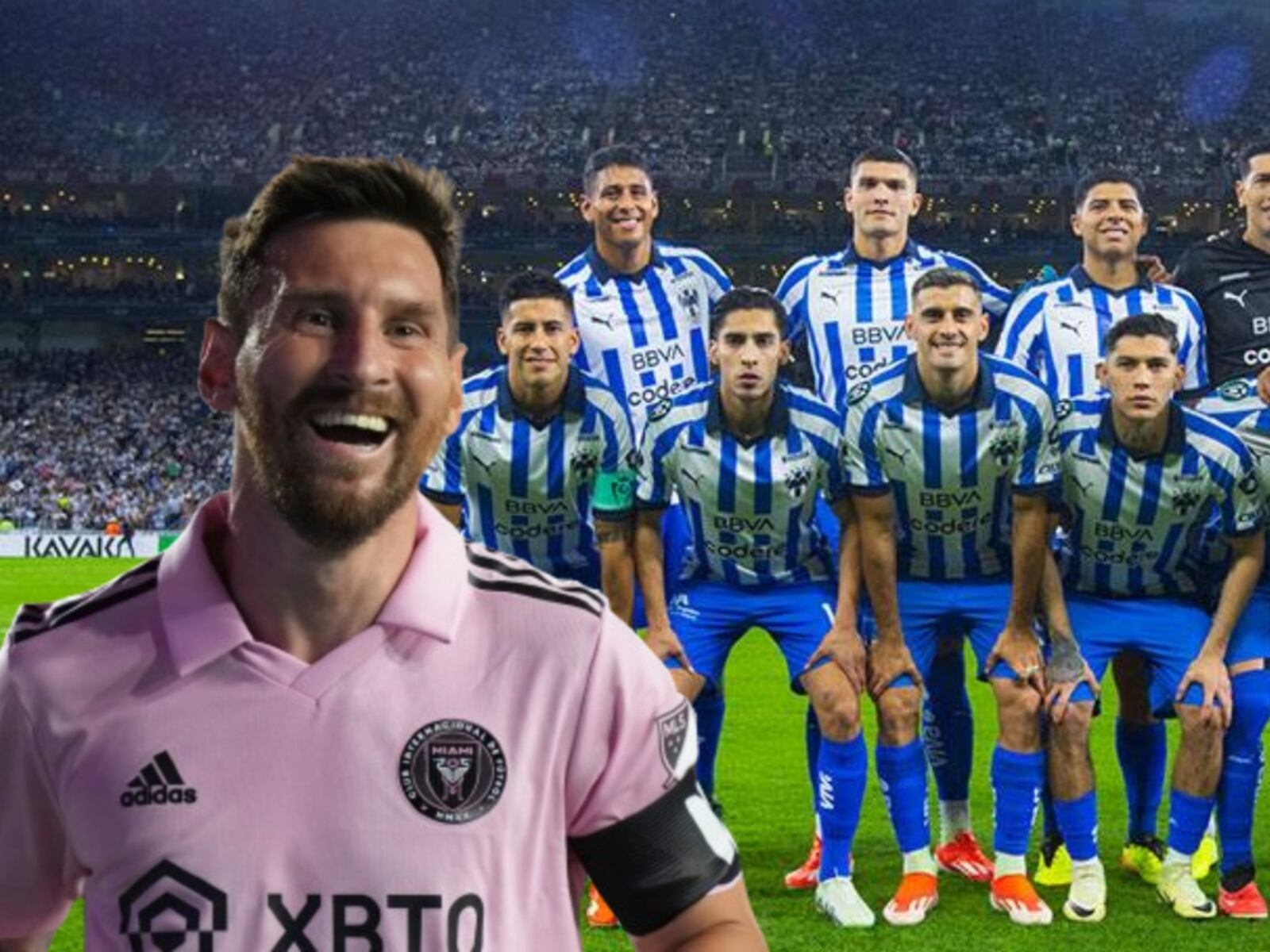 Messi y el mexicano con el que habría cambiado jerseys tras el Rayados vs Inter