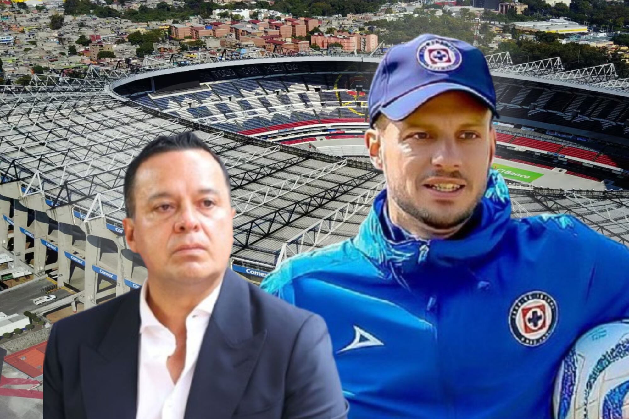Mientras Anselmi quiere jugar en Estadio Azul, lo que dice Velázquez sobre volver al Azteca