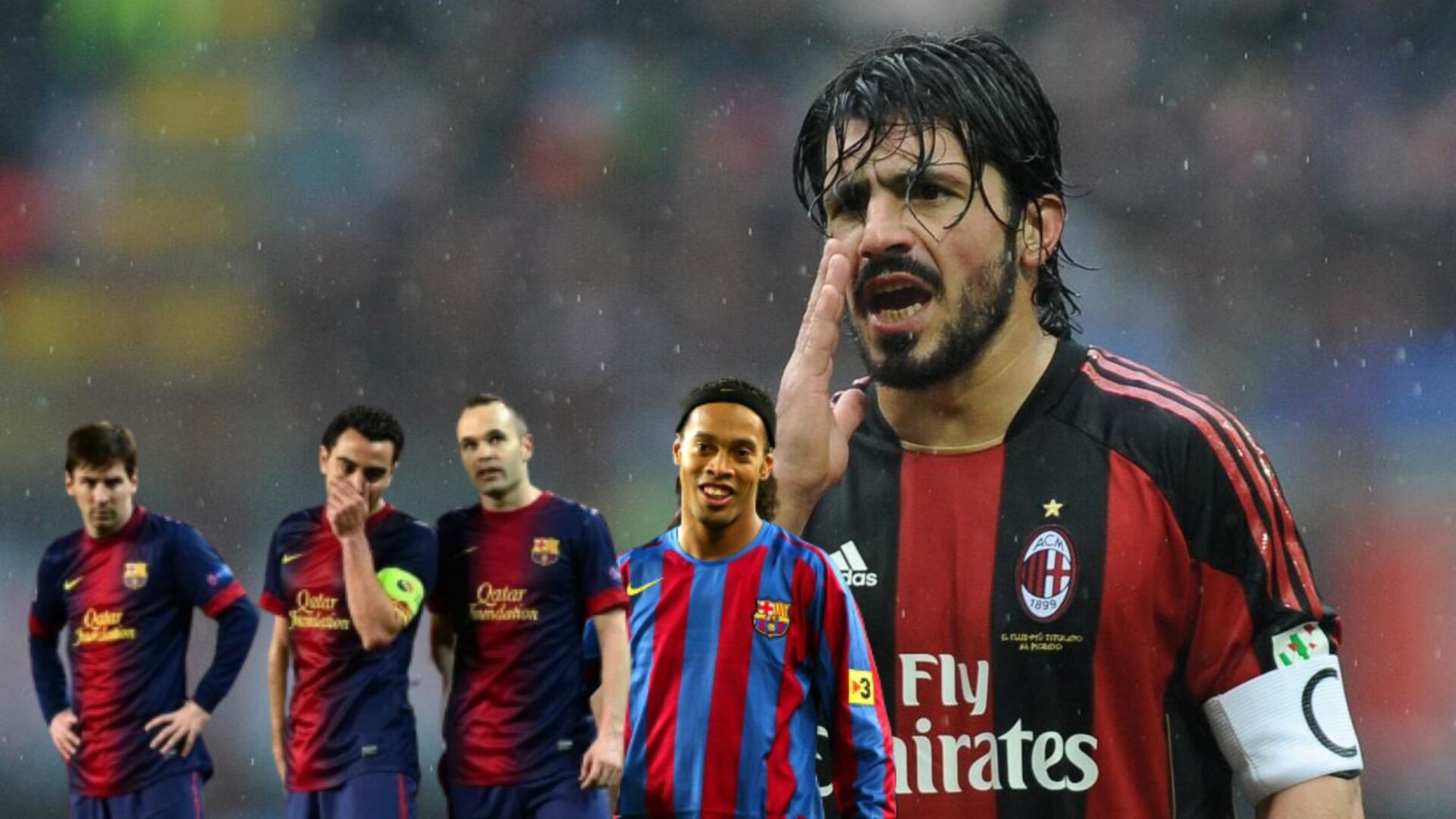 Xavi, Iniesta, Ronaldinho, Messi y el día que cambiaron a Gattuso