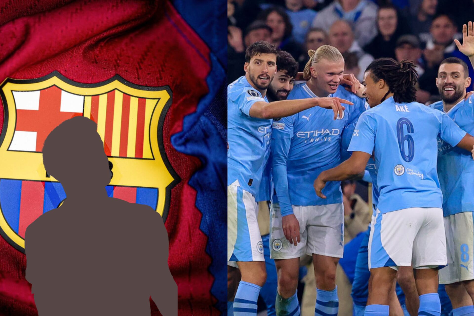Despite playing for FC Barcelona, he picks Man City to win the Champions League