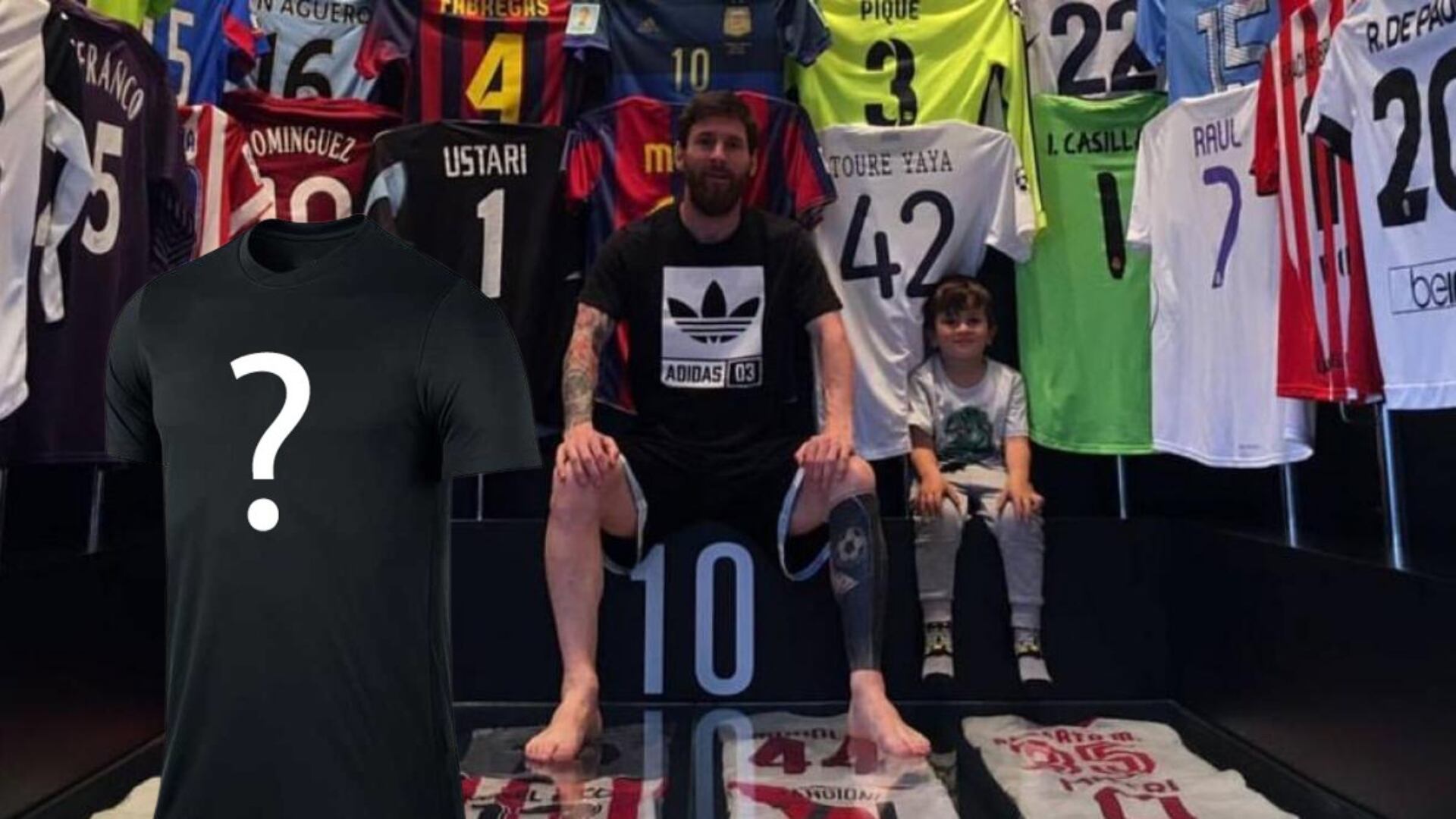 De coleccionista, la rara camiseta que solo Lionel Messi tiene en su armario