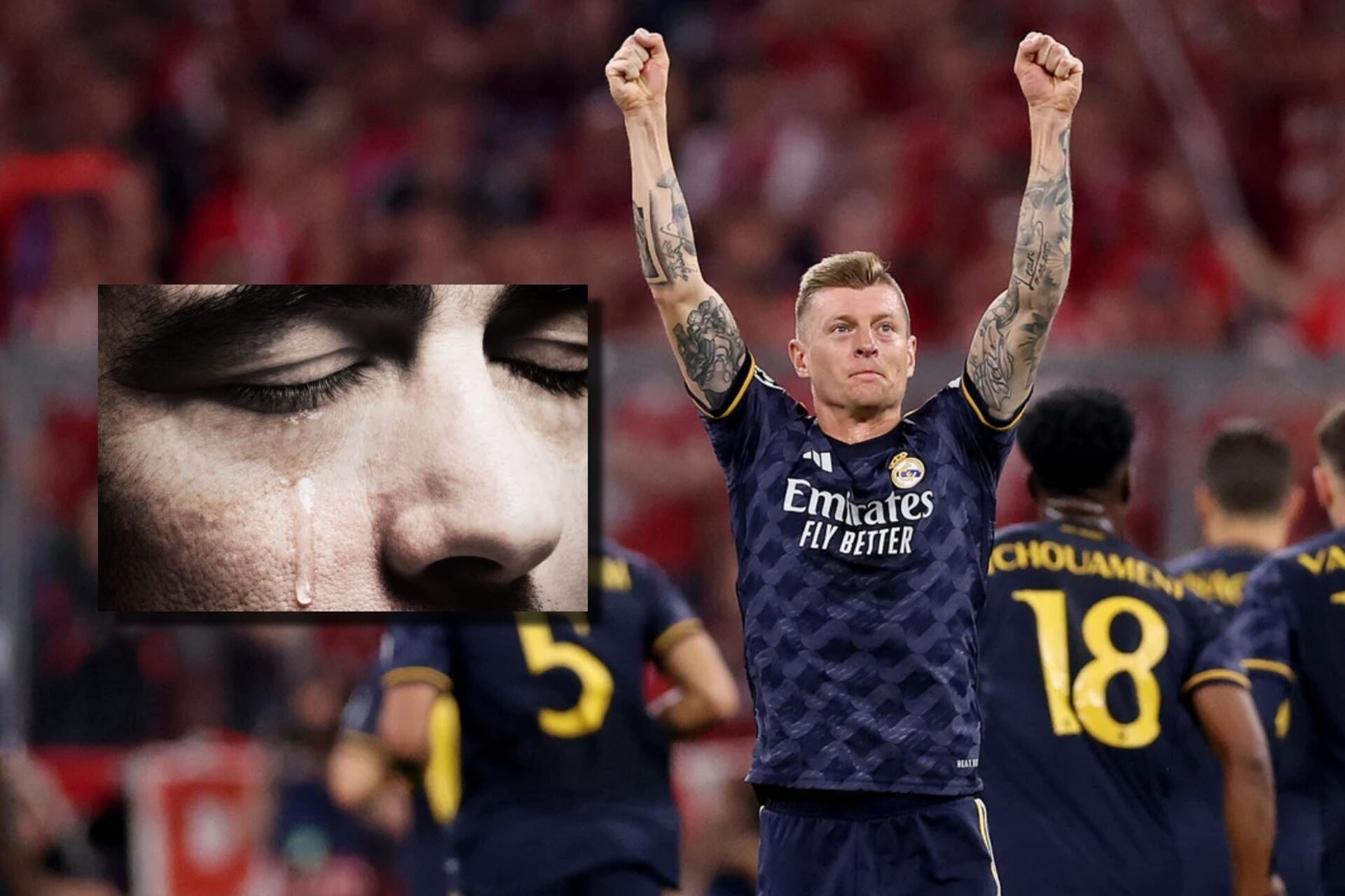El jugador del Madrid que casi rompe en llanto al saber que Kroos se retirará