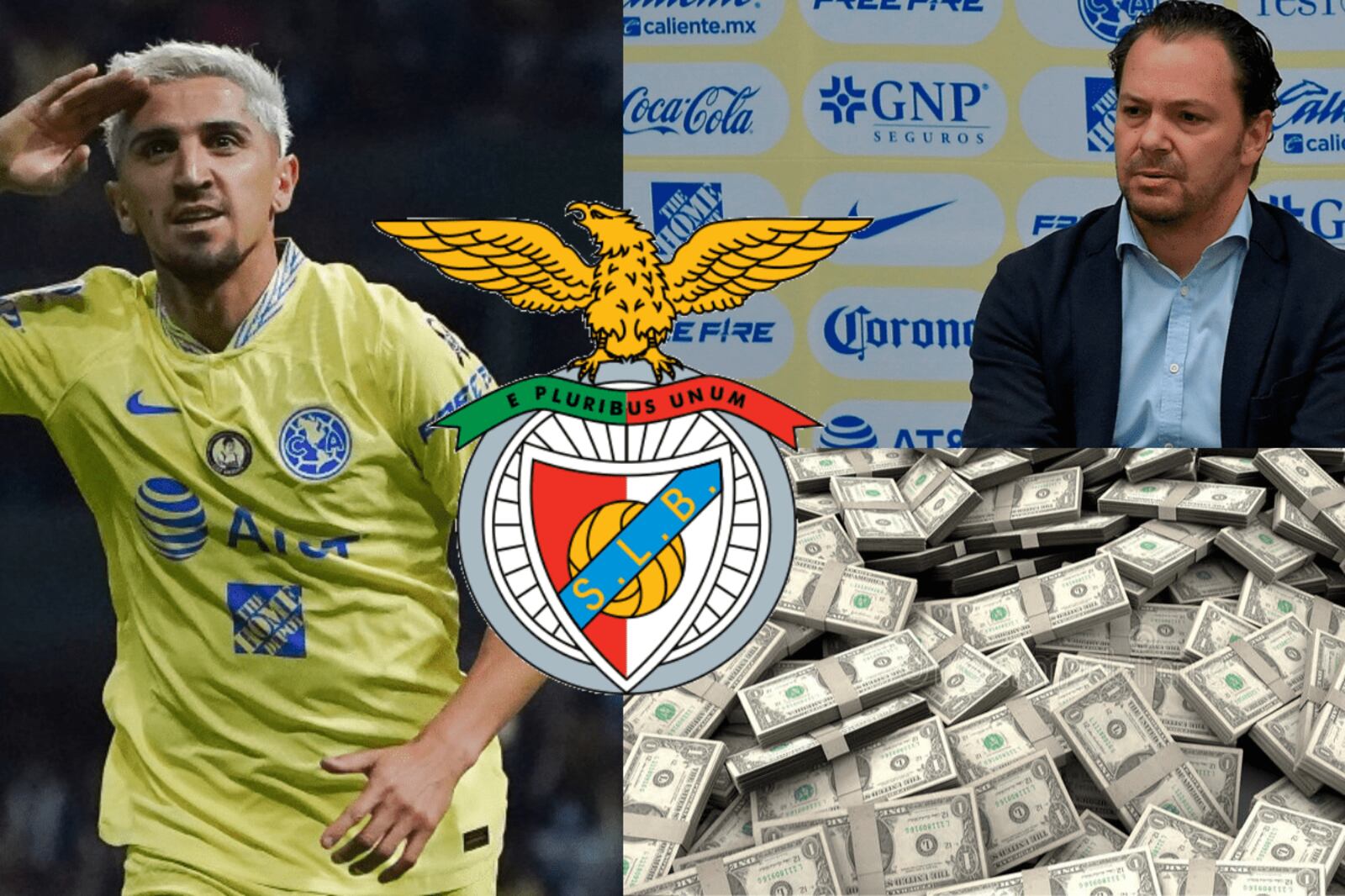 The millionaire amount that Club América asks Benfica for Diego Valdes