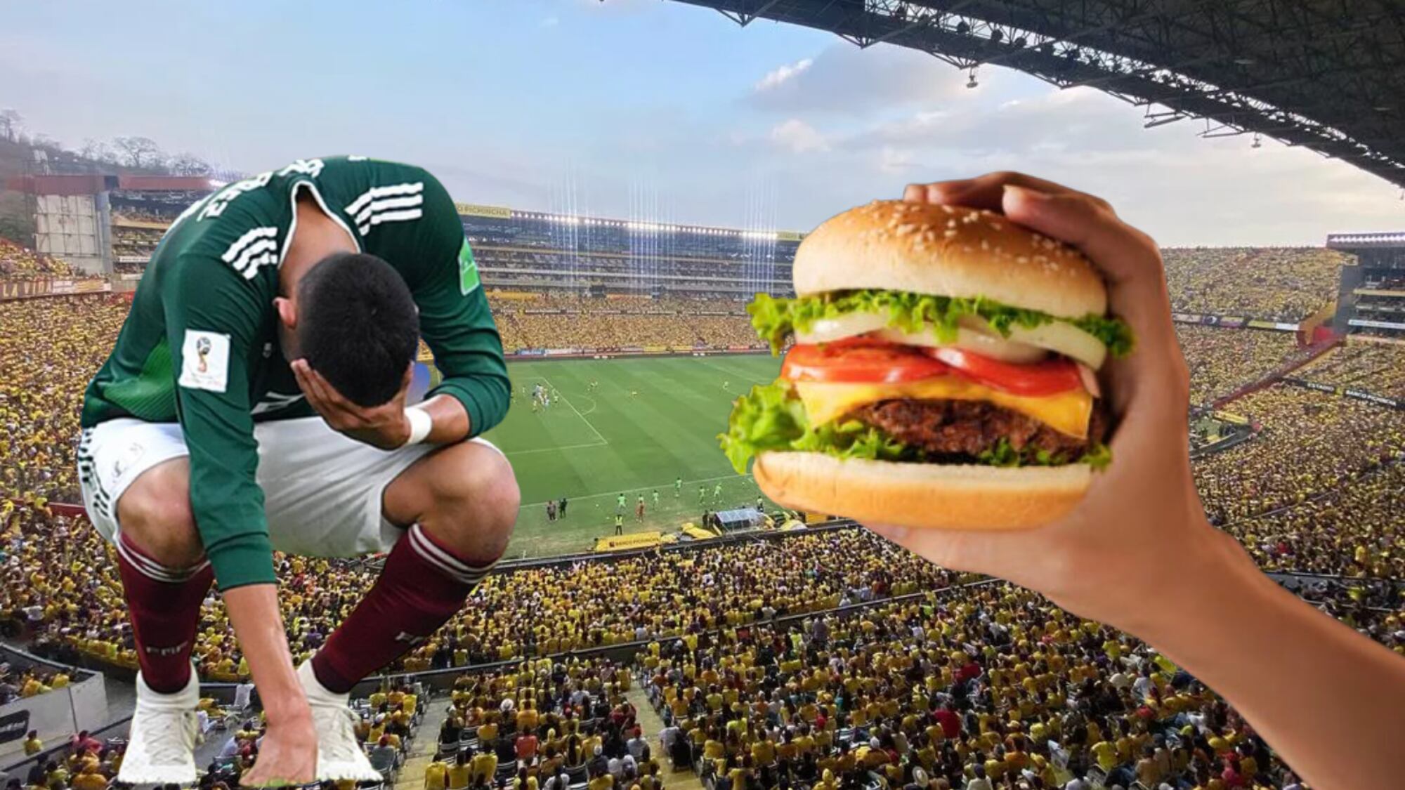 Perdió la final en el Estadio Monumental de Barcelona, ahora vende hamburguesas