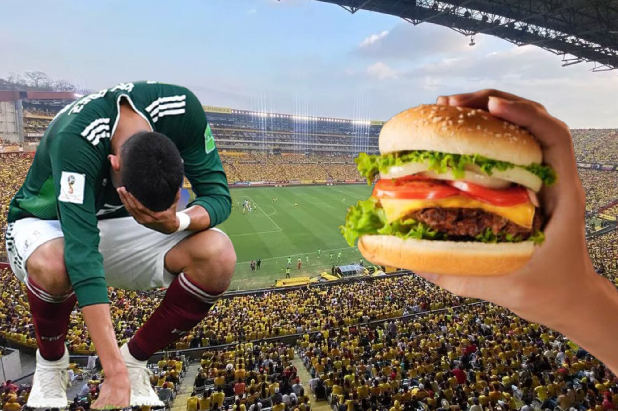 Perdió la final en el Estadio Monumental de Barcelona, ahora vende hamburguesas