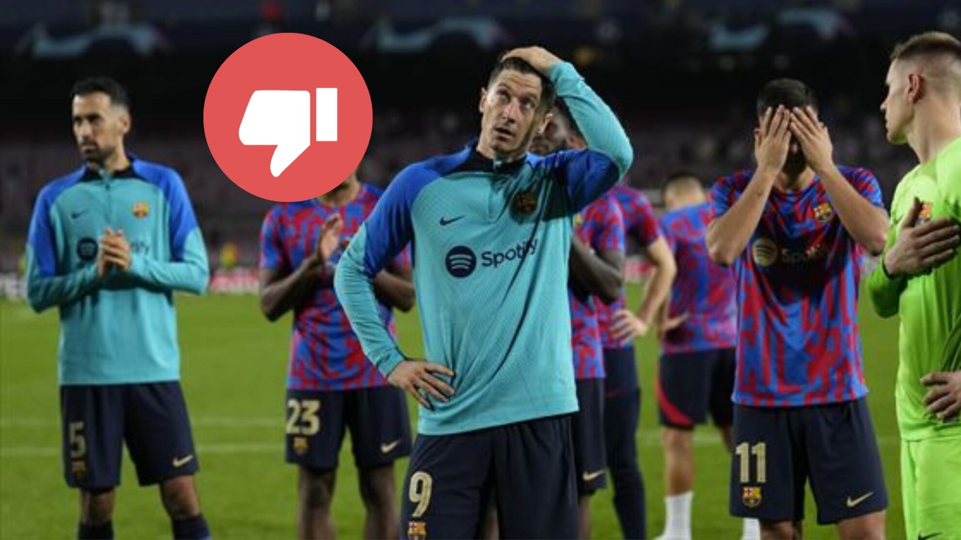 La mala racha que arrastra el Barcelona en los octavos de la Champions League