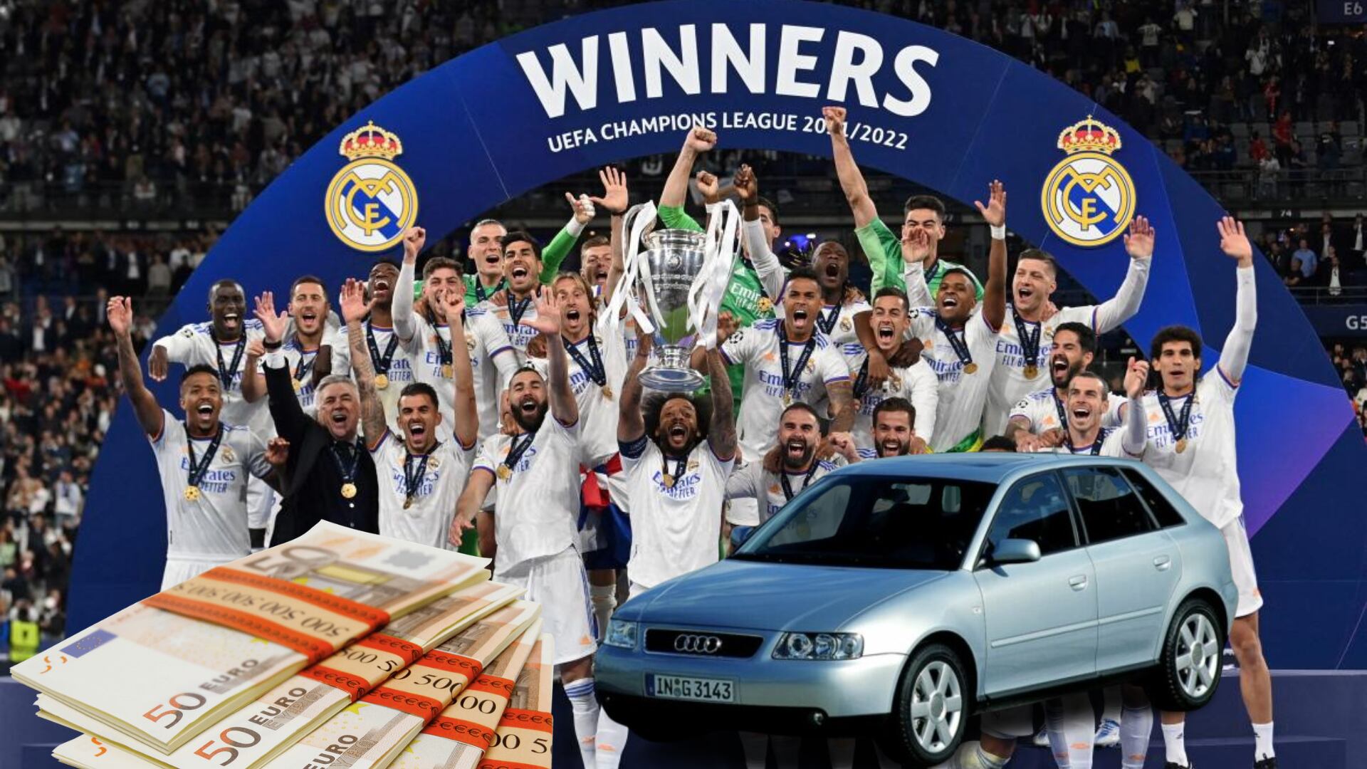 Nunca debutó en el Madrid, pero ganó la Champions y se compró un auto con el premio