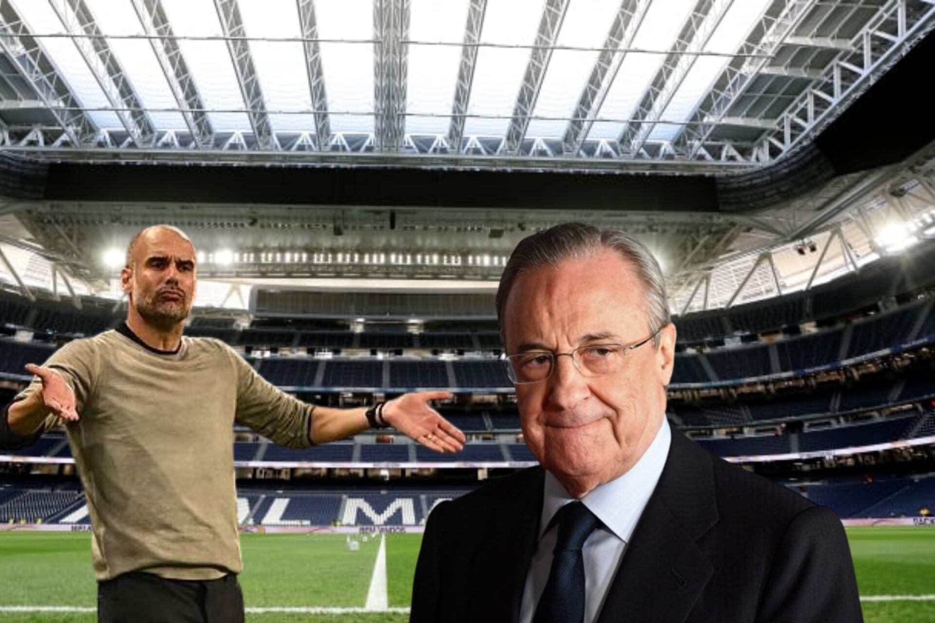 Guardiola's incredible excuse to the draw with Real Madrid in Champions League that will anger Florentino