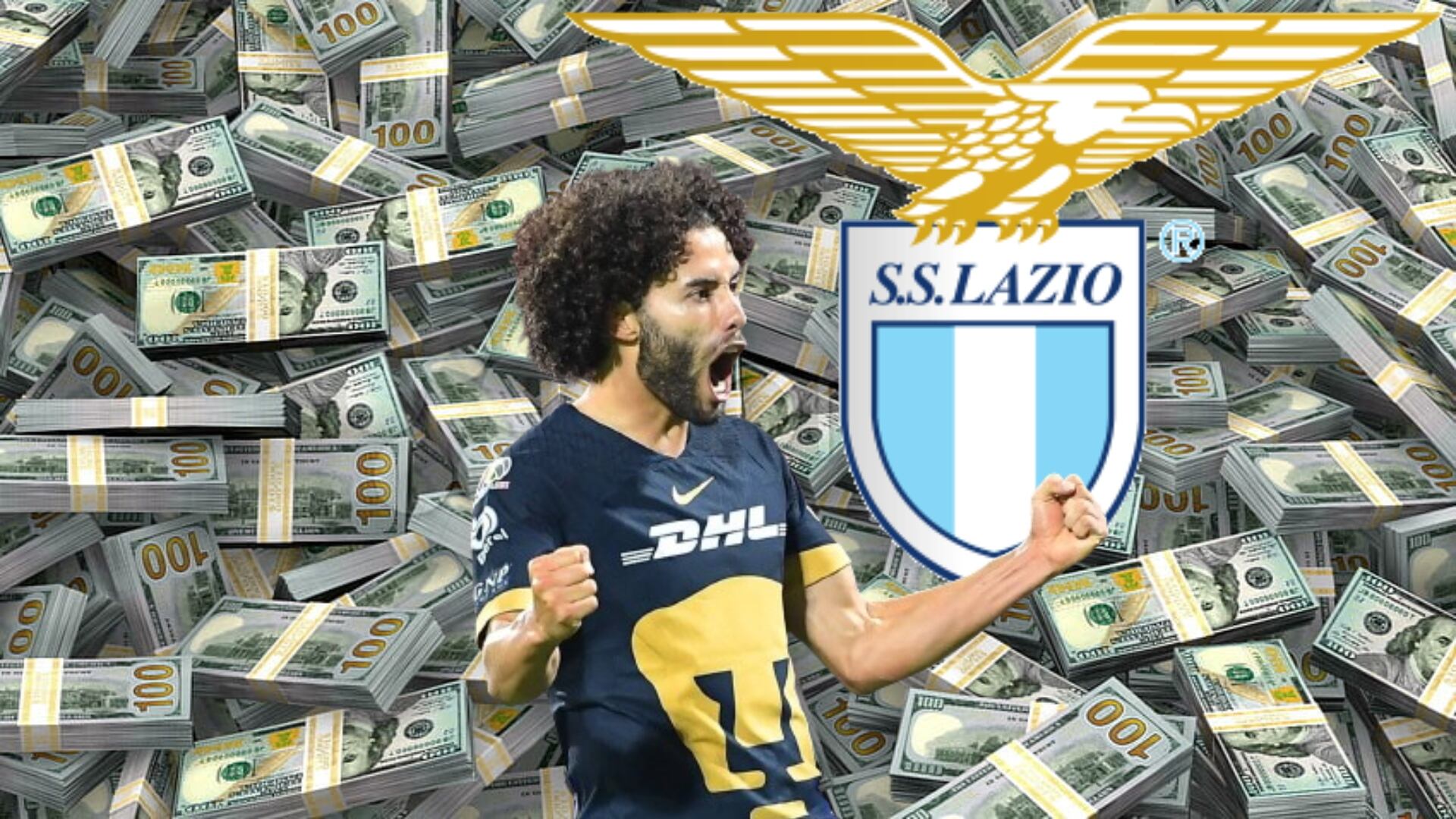 Pumas le mete presión a la Lazio y la verdadera suma que esperaría por César Huerta