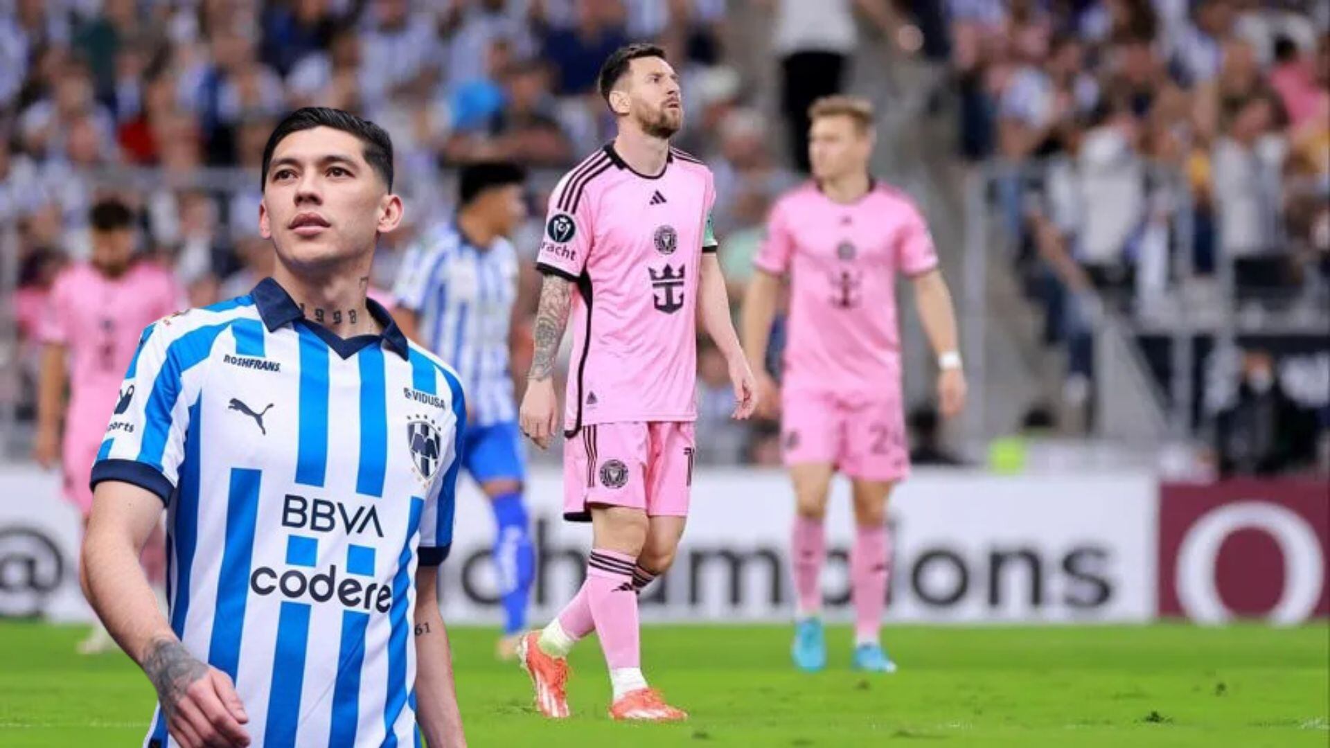 A pesar de vencerlo lo ven como ídolo, lo que hicieron los jugadores de Monterrey con Messi