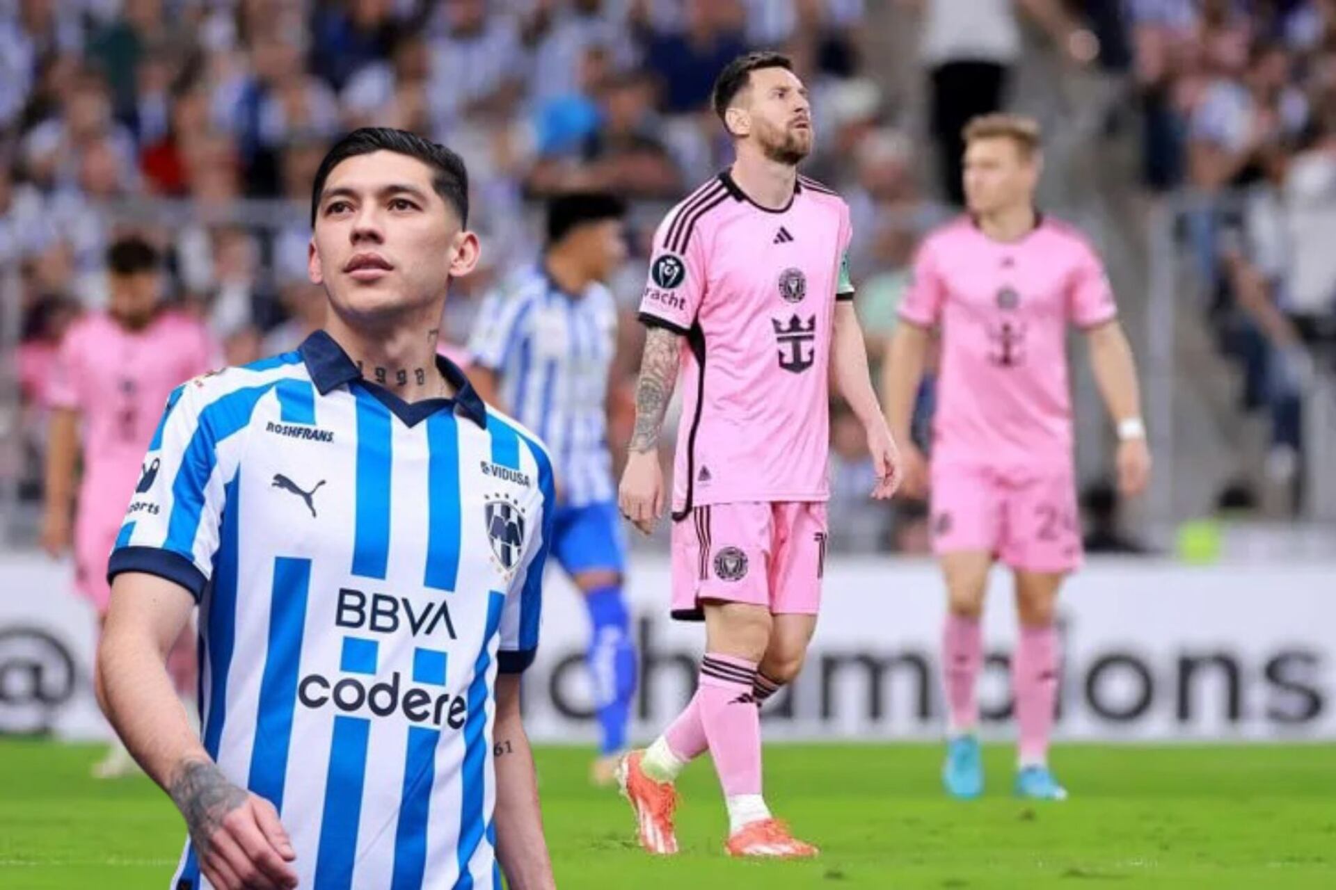 A pesar de vencerlo lo ven como ídolo, lo que hicieron los jugadores de Monterrey con Messi