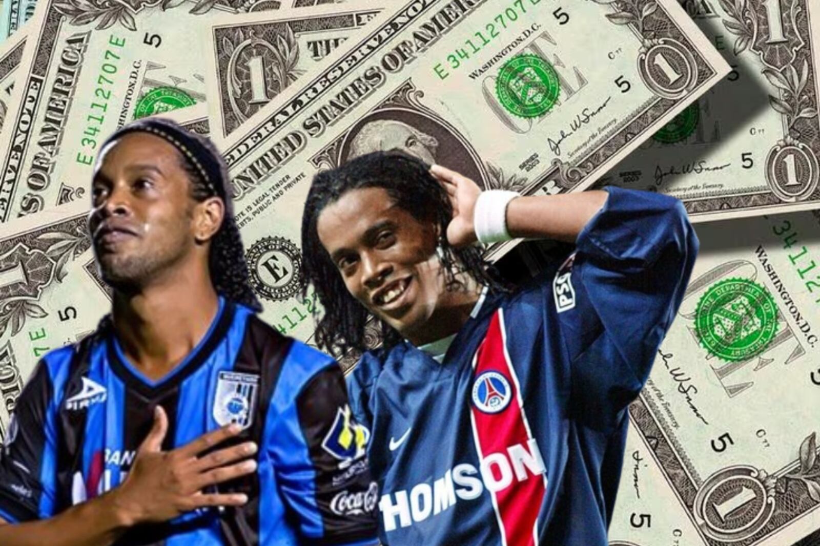 Mientras en PSG ganaba 5 millones, el sueldo que tuvo Ronaldinho en Querétaro