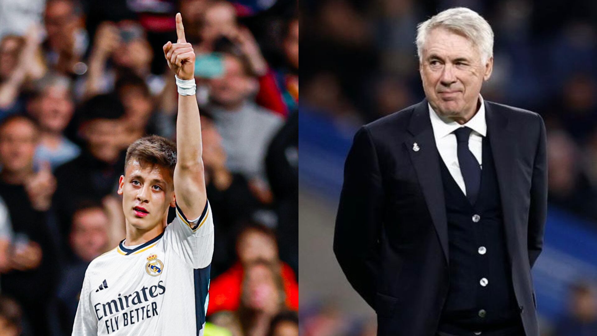 (VIDEO) El Madrid barrió al Alavés y cuando Guler anotó, así reaccionó Ancelotti
