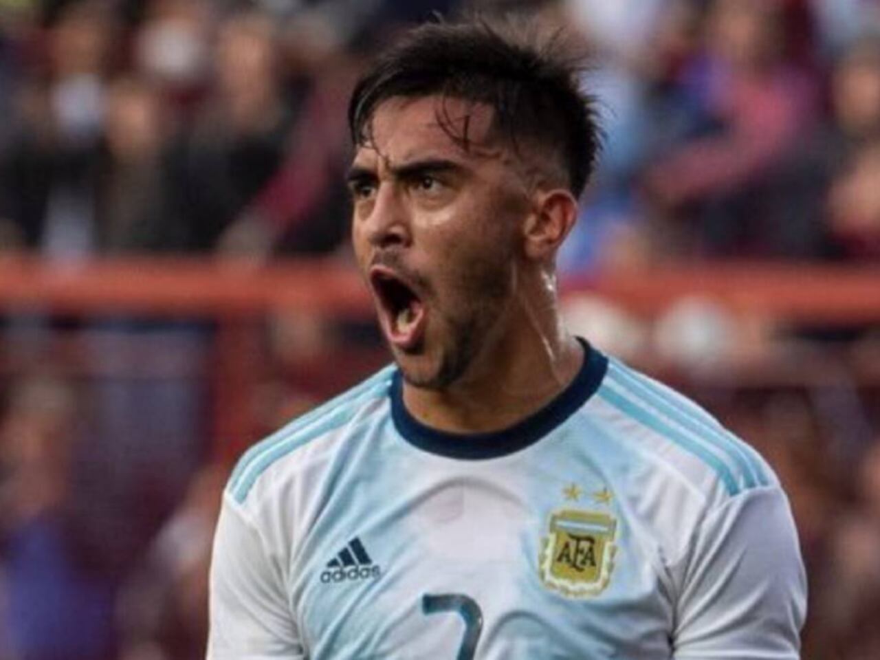 Who is Nicolás González, the player who opened the scoring for Argentina's victory over Venezuela?
