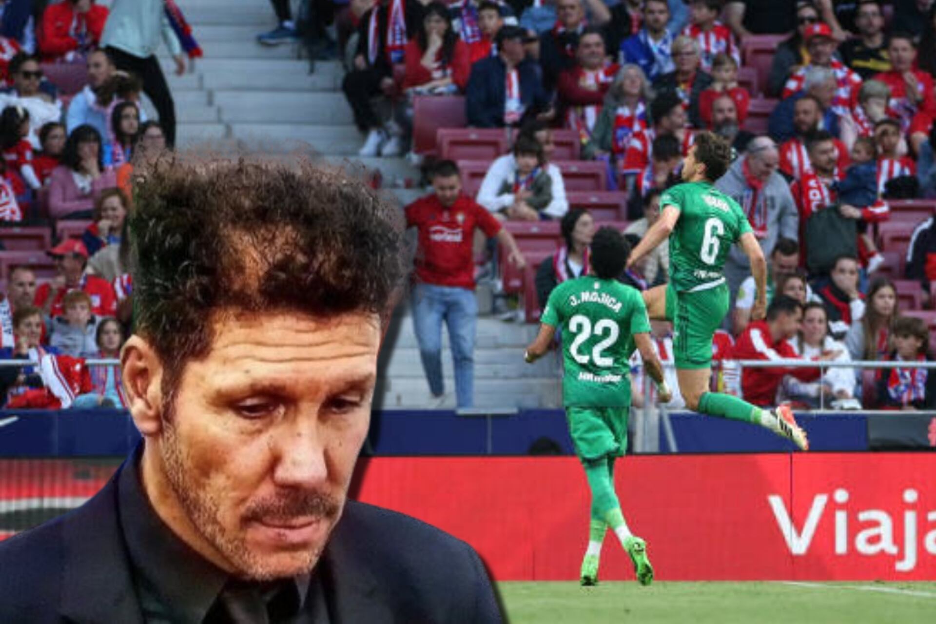 (VIDEO) ¿Ya no quieren a Simeone? Atleti cayó goleado en casa ante el Osasuna