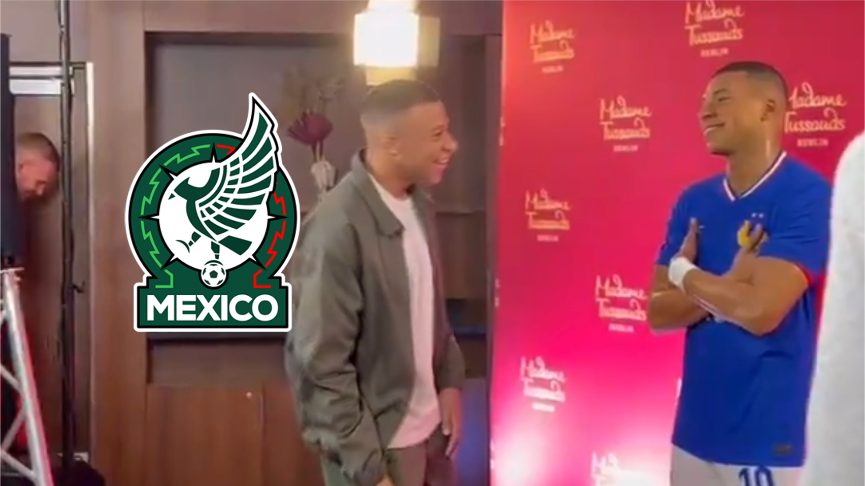 Cómo Mbappé, el jugador mexicano que tiene una estatua de cera en un museo