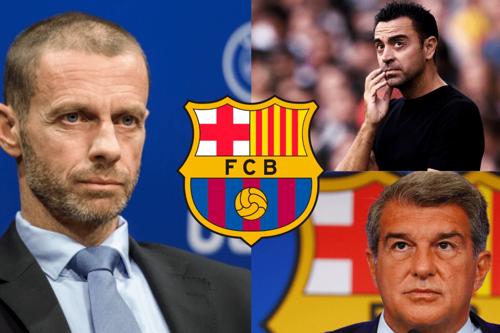 Doble cara del presidente de UEFA sale a la luz, y así quiere sacar a Barcelona