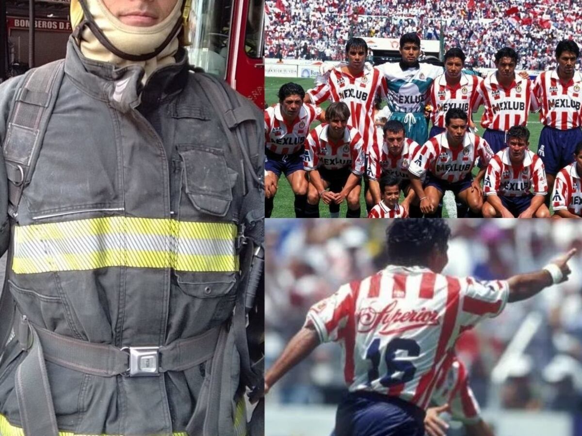 El crack de Chivas que pasó de casi ser campeón de goleo a ganarse la vida como bombero