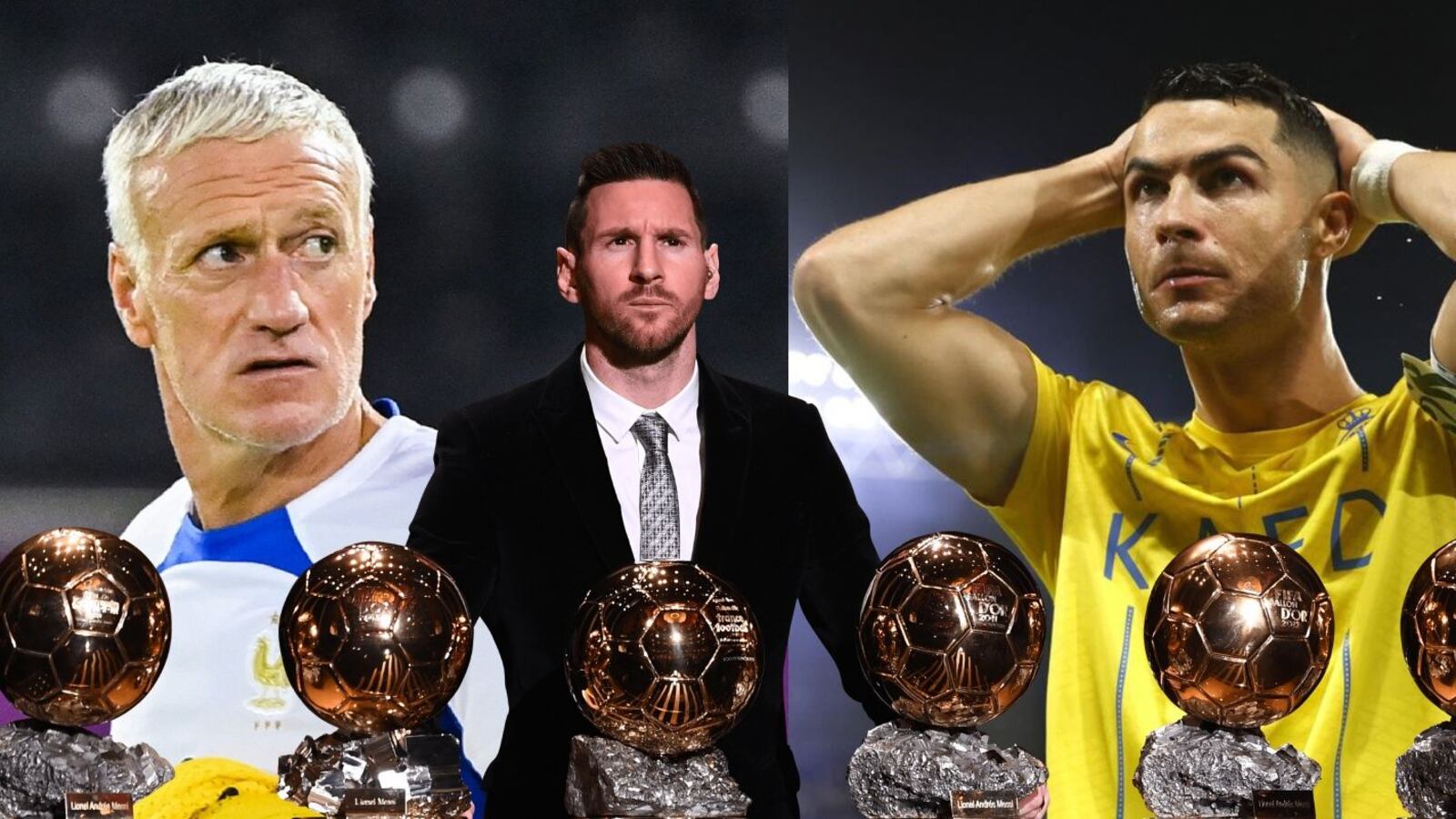 Not only Cristiano Ronaldo, Deschamps' complaint about Messi's Ballon d'Or