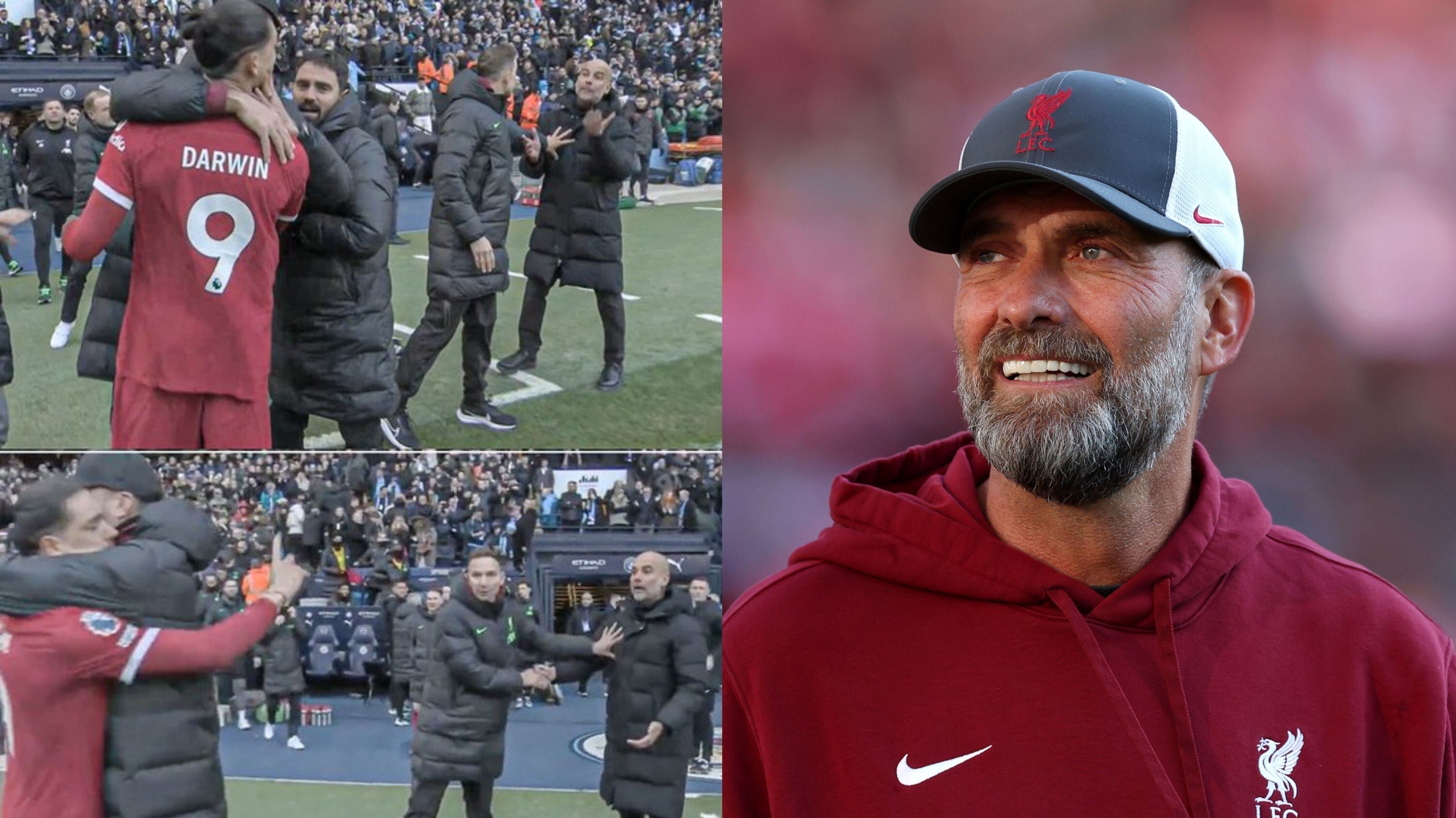 After the fight between Darwin Nunez and Pep Guardiola, Klopp's reaction to the incident