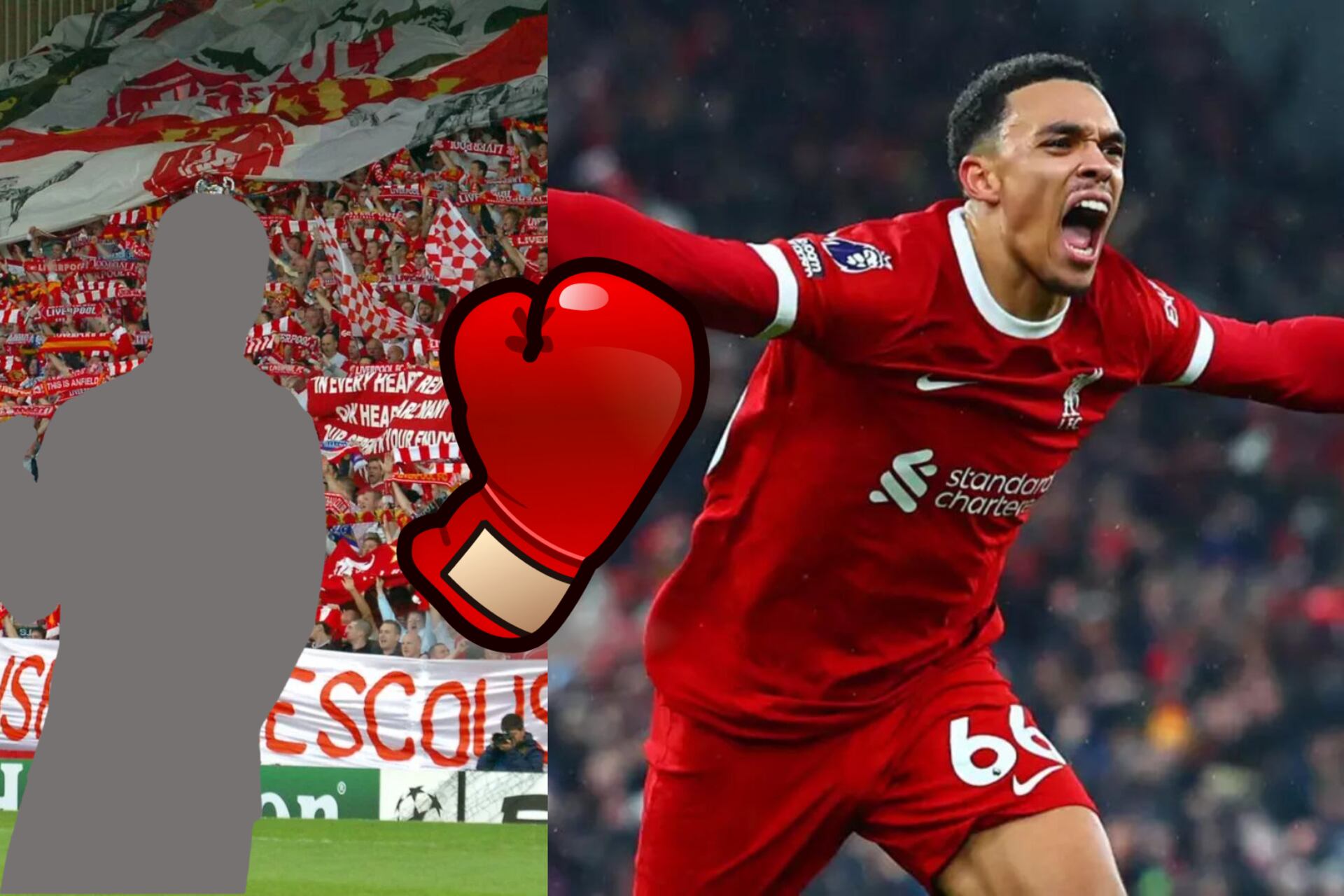 A Liverpool legend uses Trent Alexander-Arnold' shirt during boxing training