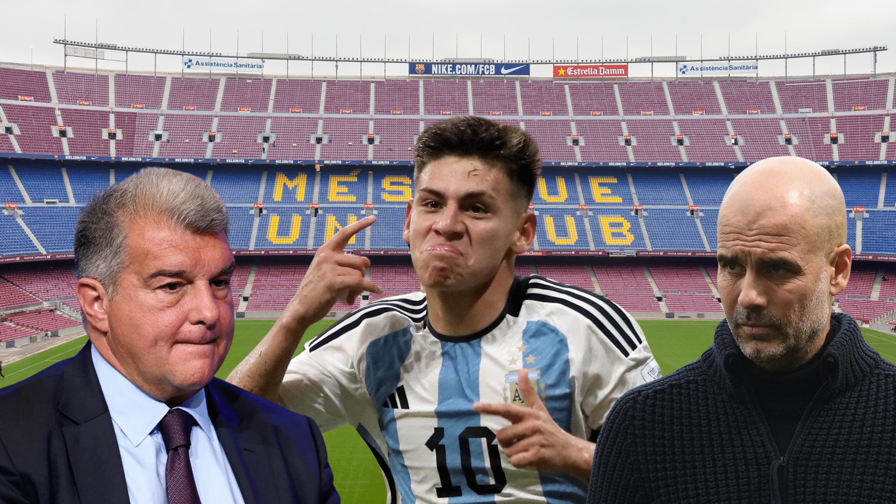 City fichó a Echeverri, ahora Barça quiere robarle una joya de 16 años y 60 millones