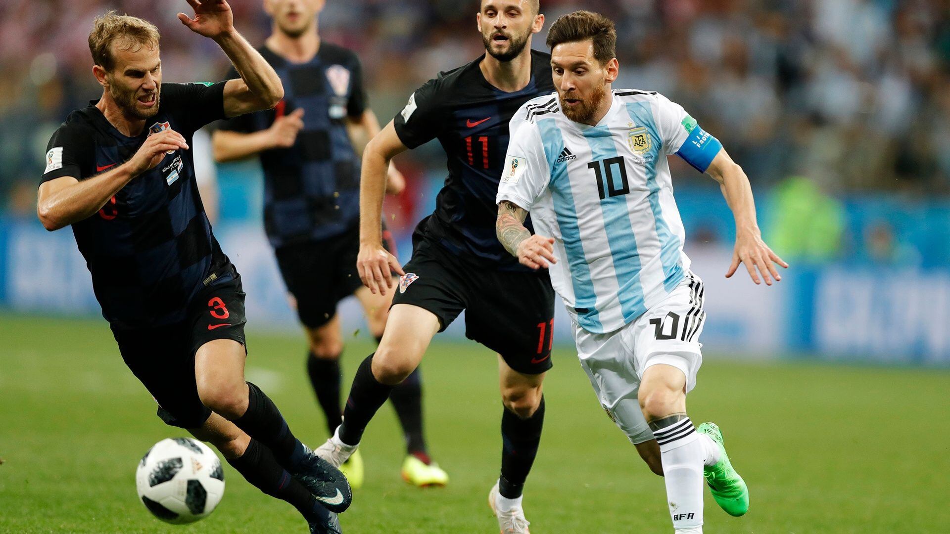 El antecedente más reciente entre Argentina y Croacia en una Copa del Mundo