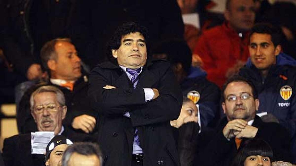 El día que Diego Armando Maradona se disfrazó de Colchonero para siempre