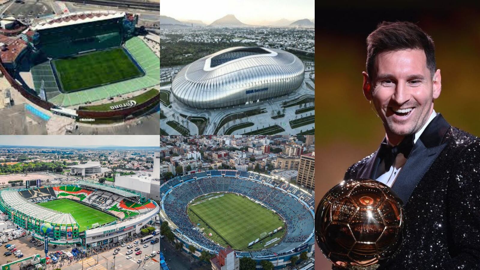 El estadio mexicano que dejó a Lionel Messi con la boca abierta cuando lo visitó