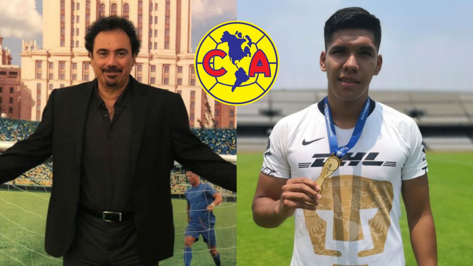 Su máximo ídolo es Hugo Sánchez, es la nueva joya de Pumas, pero es hincha del Club América y así reaccionó la afición auriazul