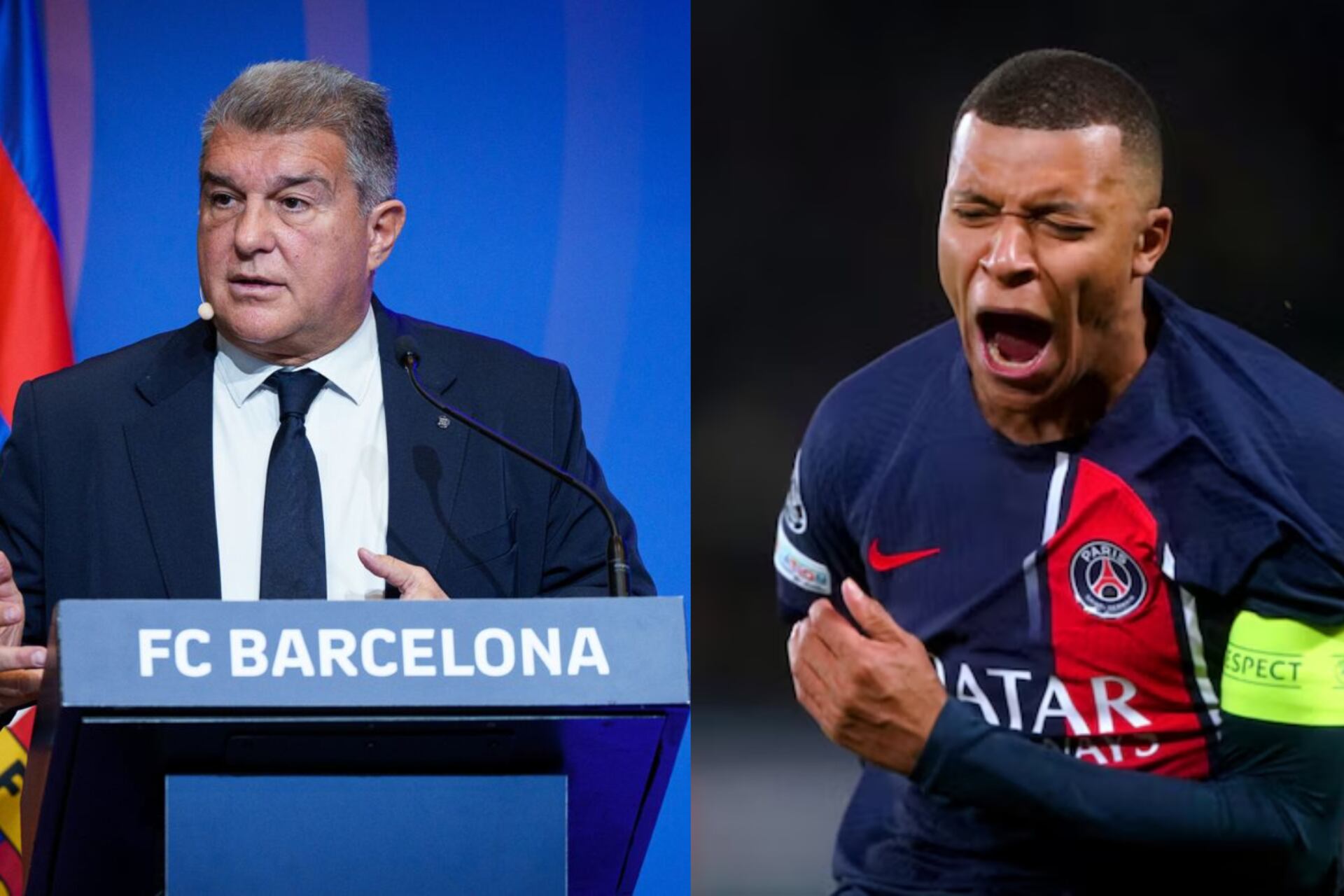 FC Barcelona's Laporta makes this bold statement about Mbappé and PSG players