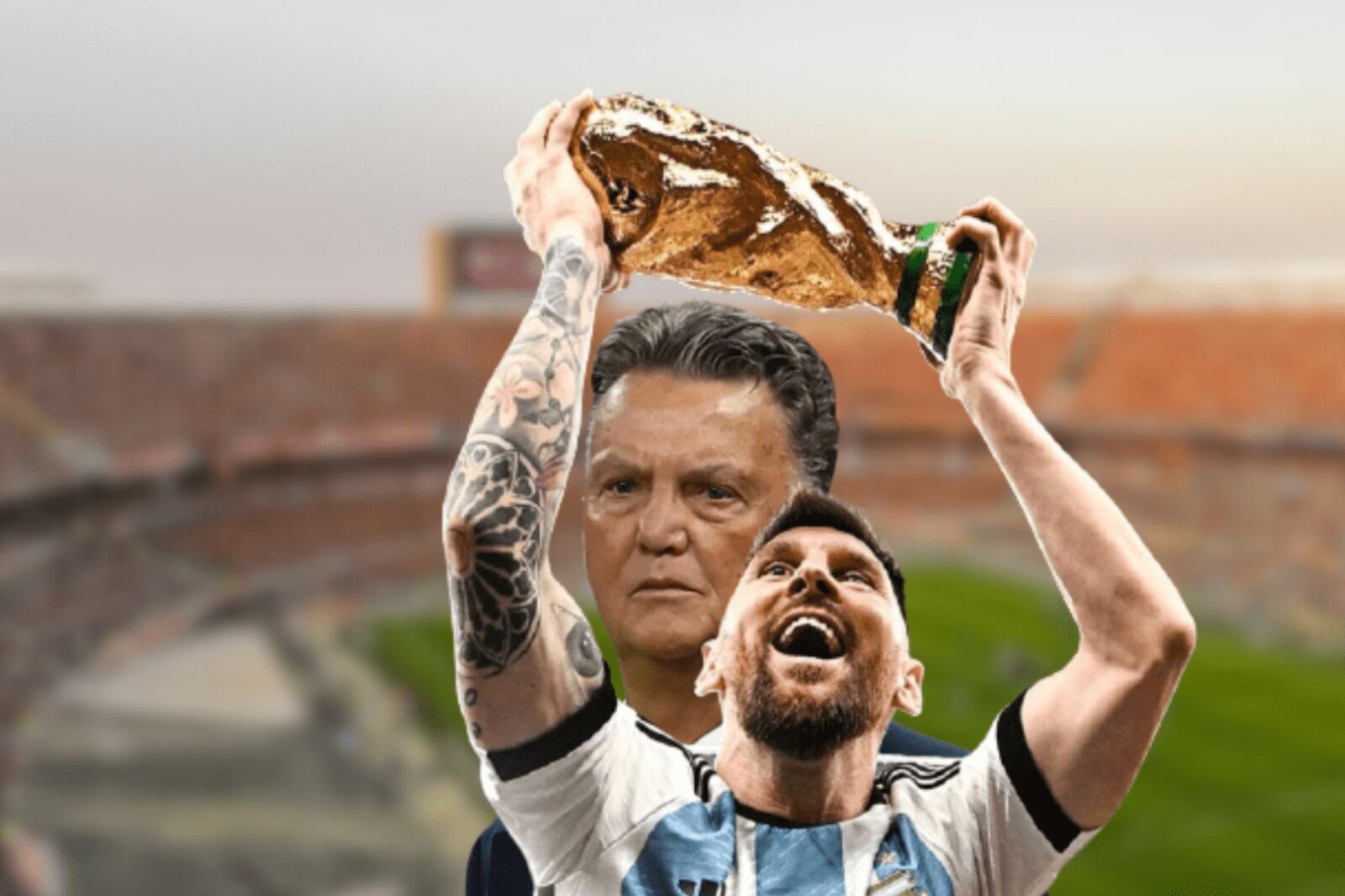 Van Gaal llora por la Copa del Mundo, los botines de Messi con las tres estrellas