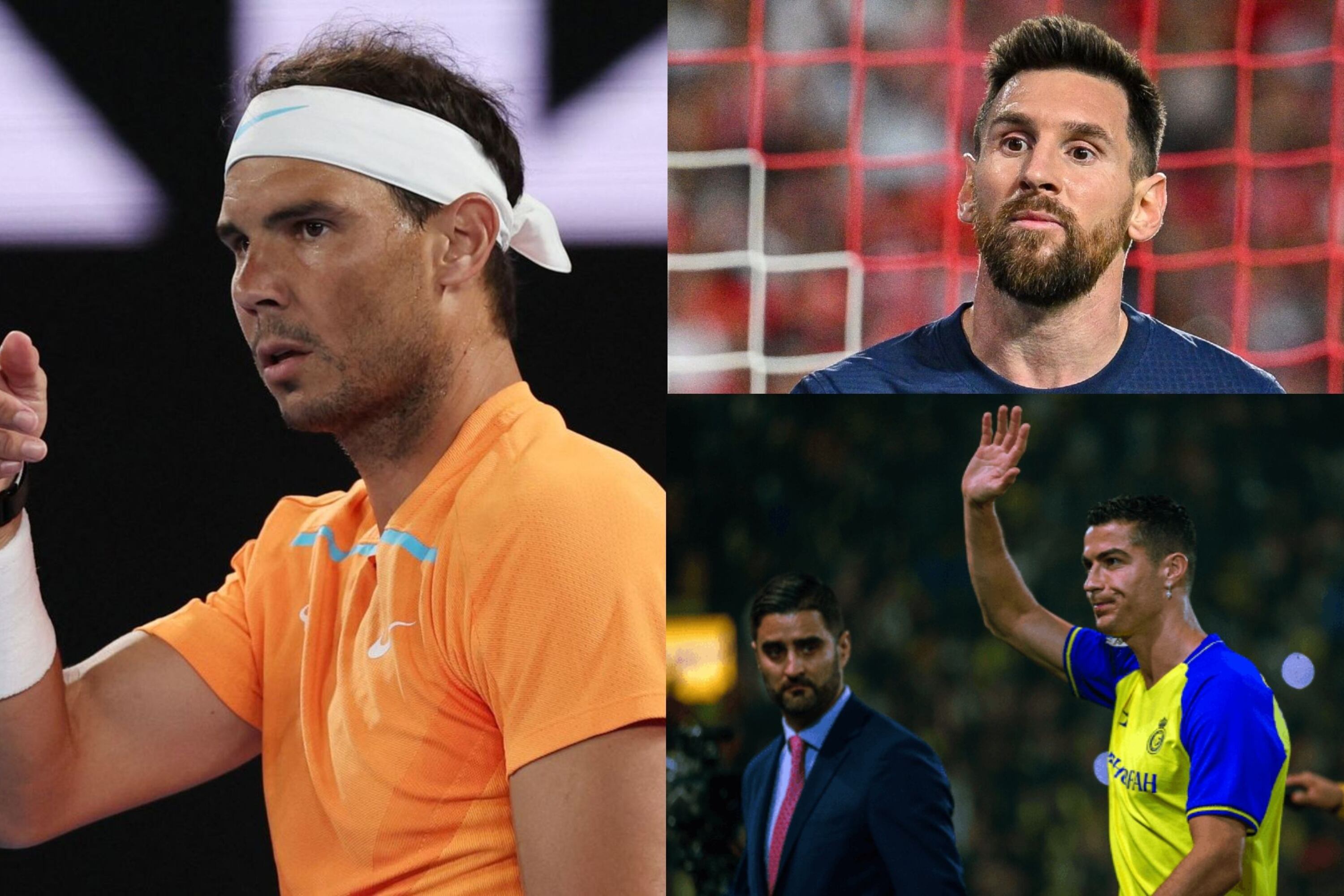 While Rafael Nadal toured the world and earned 10 million, the difference generated by Messi vs Cristiano