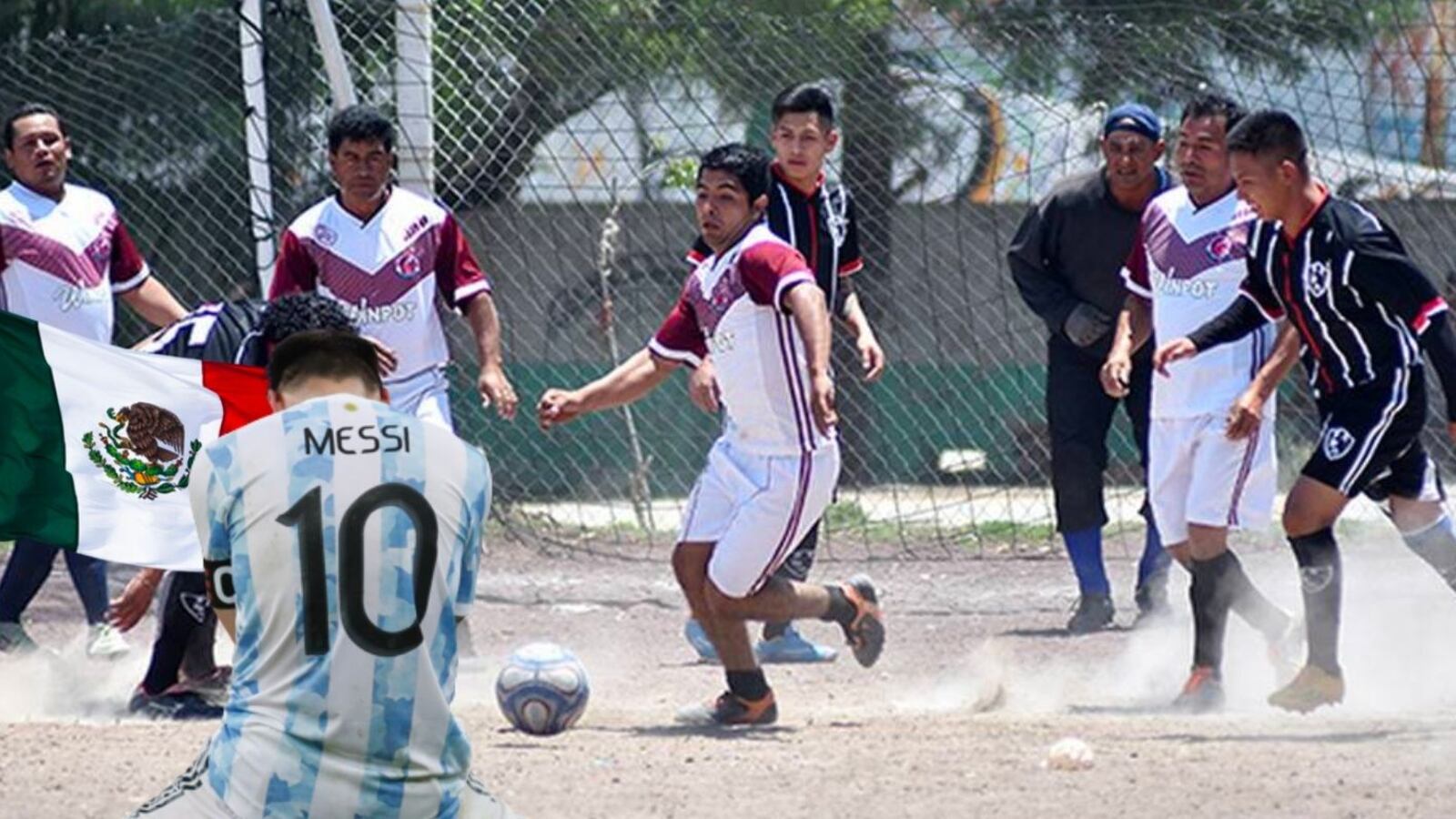 El mexicano que dejó en el suelo a Messi en un Mundial, ahora juega en el llano