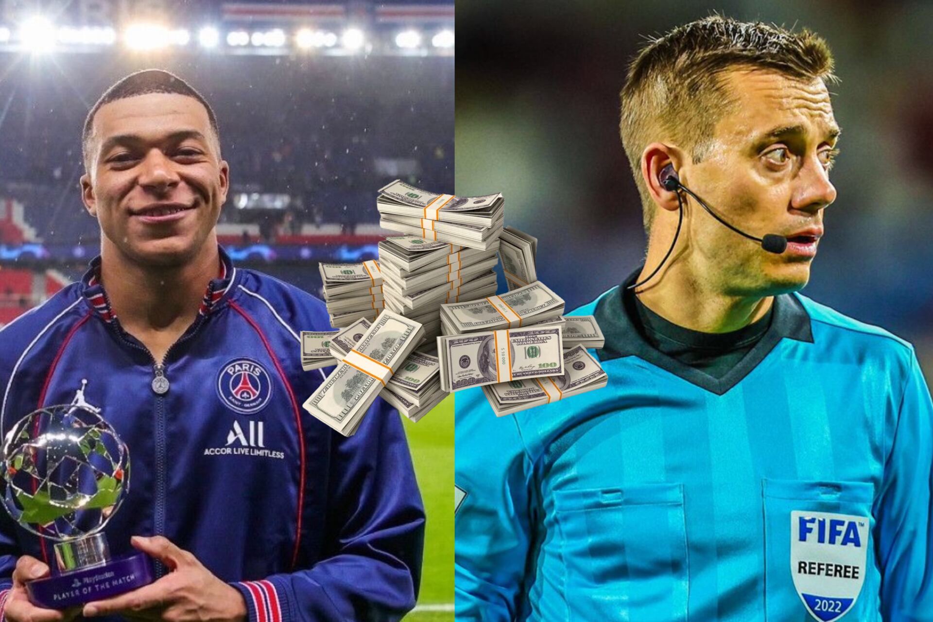 Mbappé is the best paid in Europe, this is how much Ligue 1 referees earn 