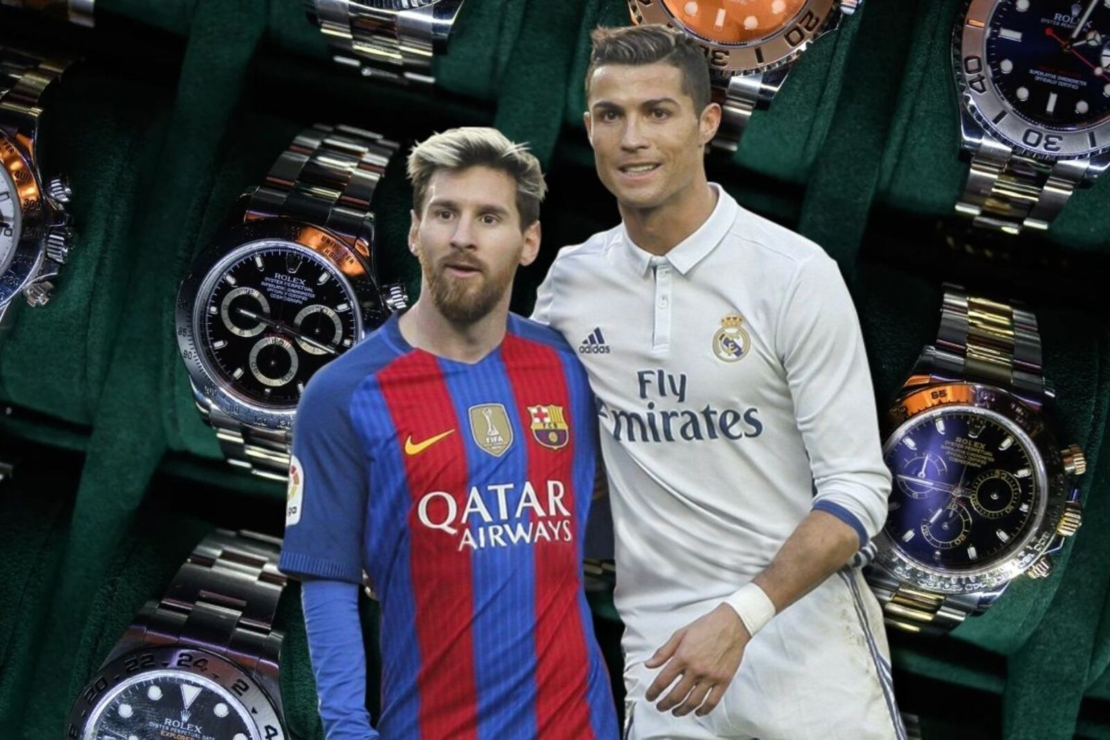 Mientras CR7 gastó 680 mil en su reloj, la fortuna que gastó Messi en el suyo